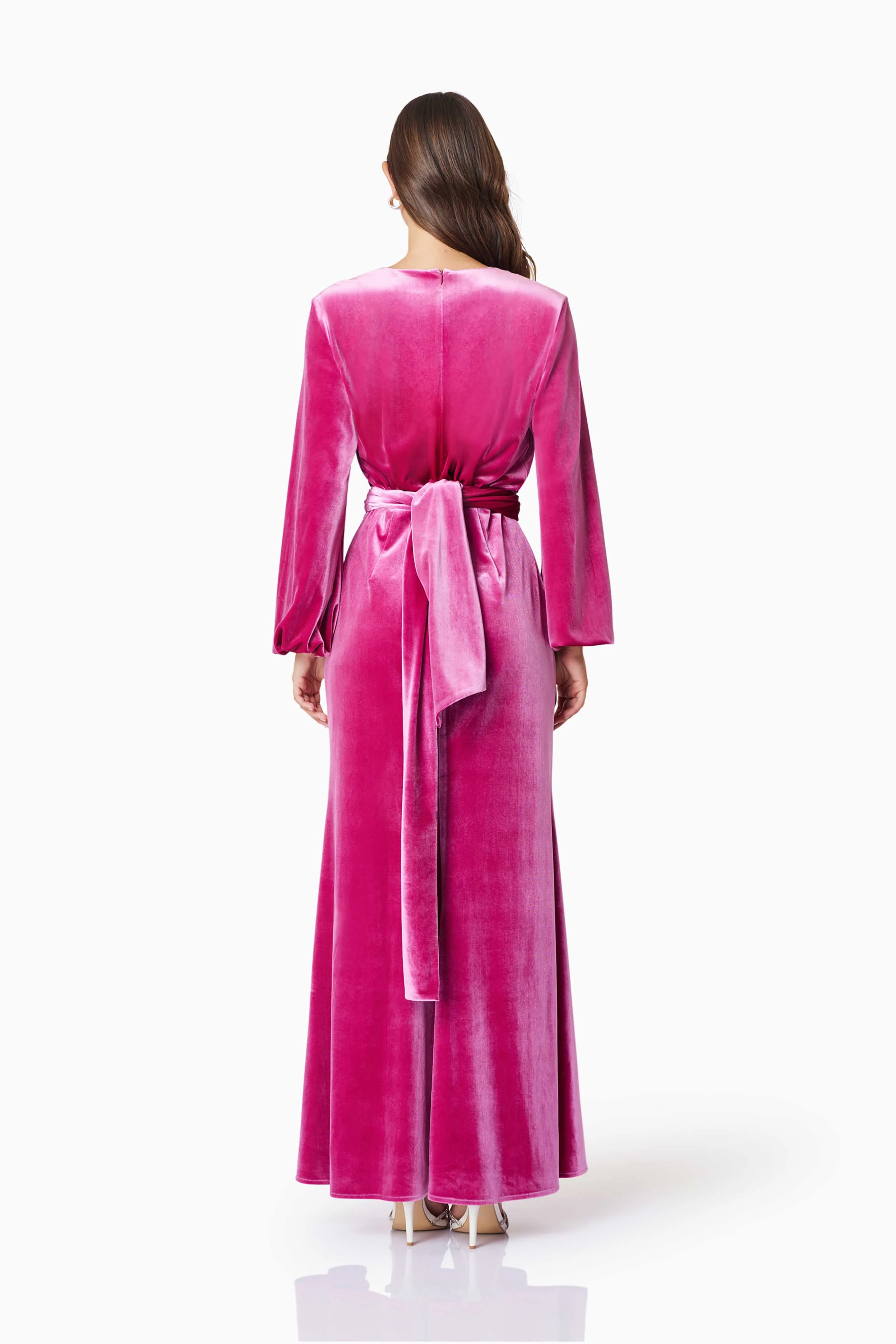 Elliatt Solene Maxi Dress - Cerise - Image 4