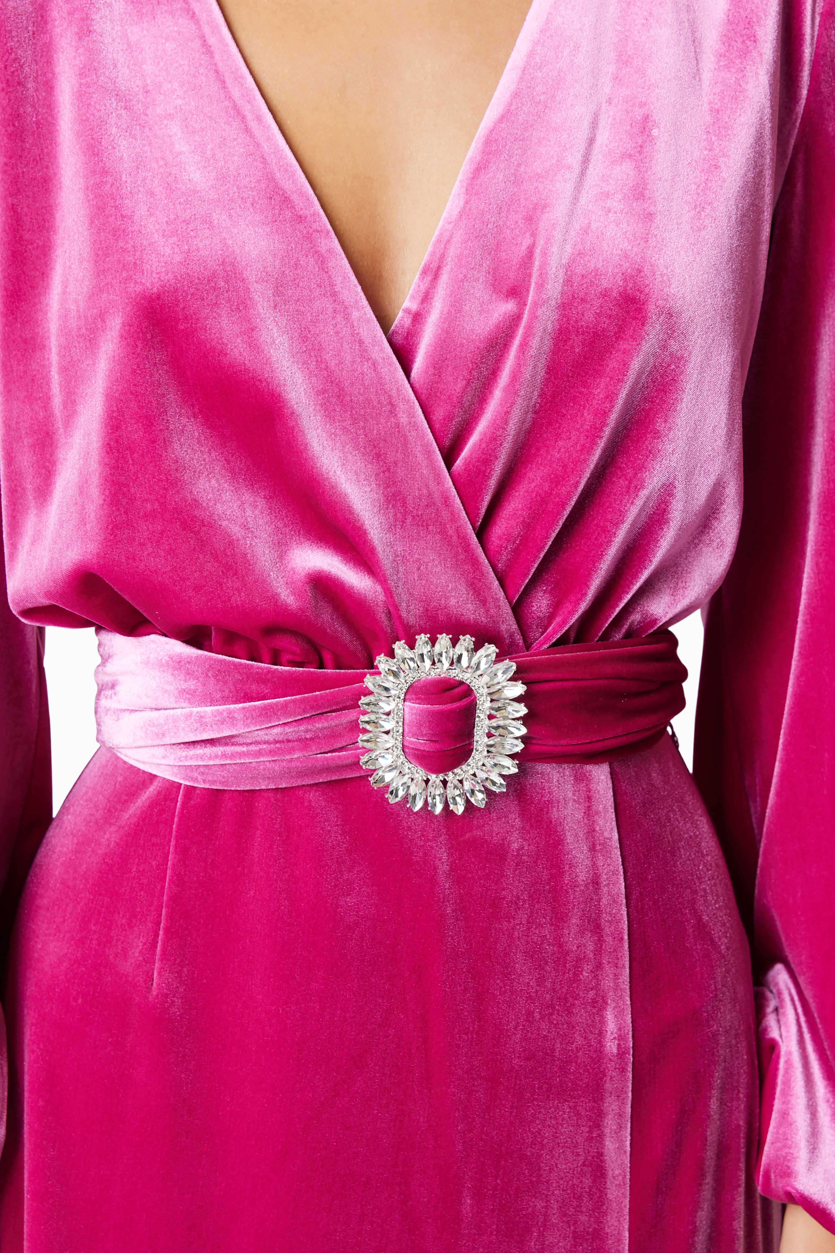 Elliatt Solene Maxi Dress - Cerise - Image 6