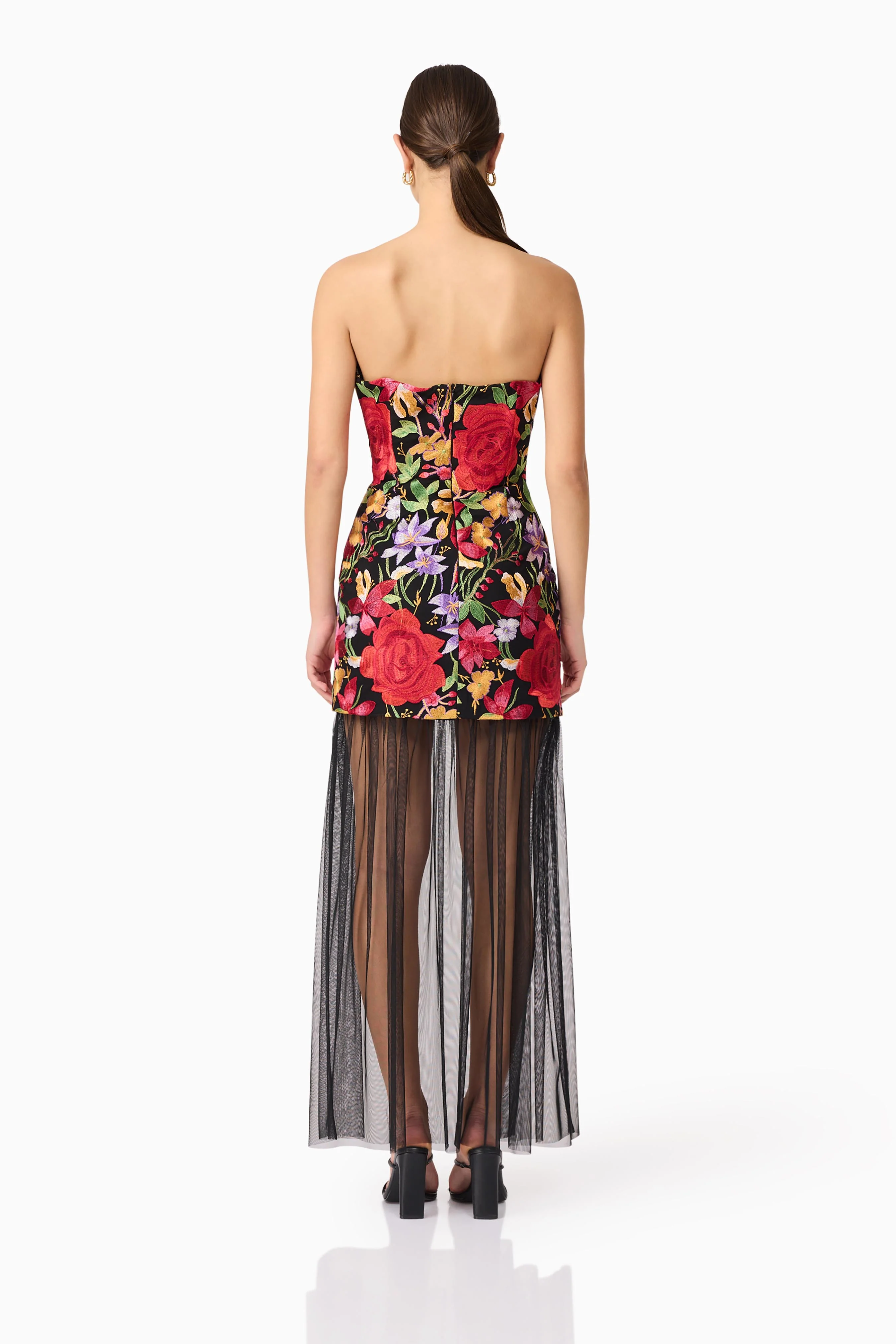 Elliatt Talia Contrast Maxi Dress - Floral Multi - Image 4