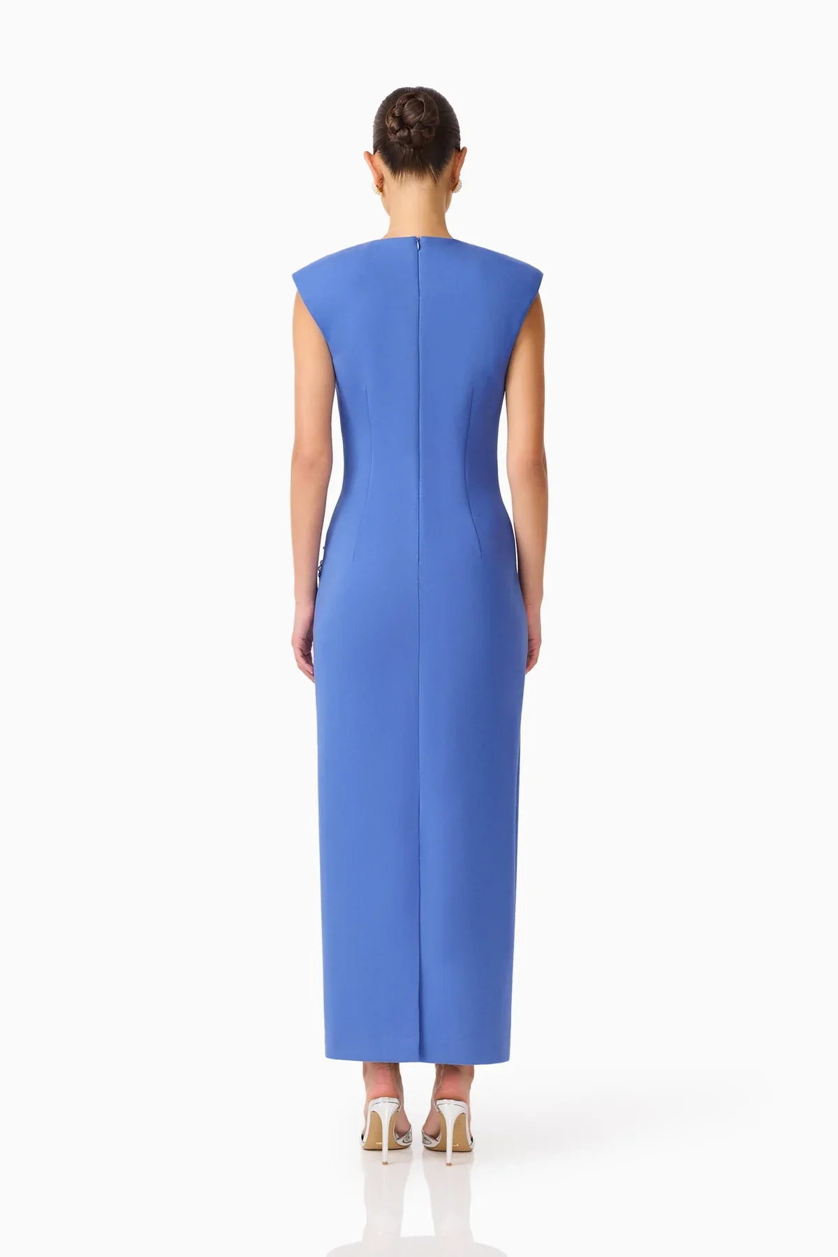 Elliatt Talitha Column Maxi Dress - Cornflower Blue - Image 3
