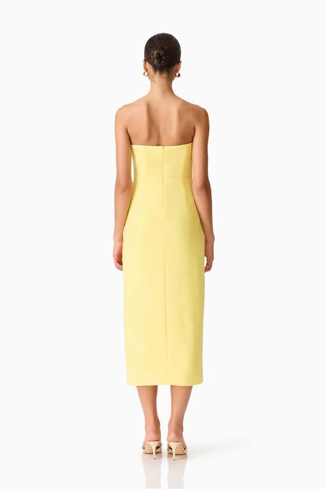 Elliatt Hope Midi Dress - Yellow - Image 7