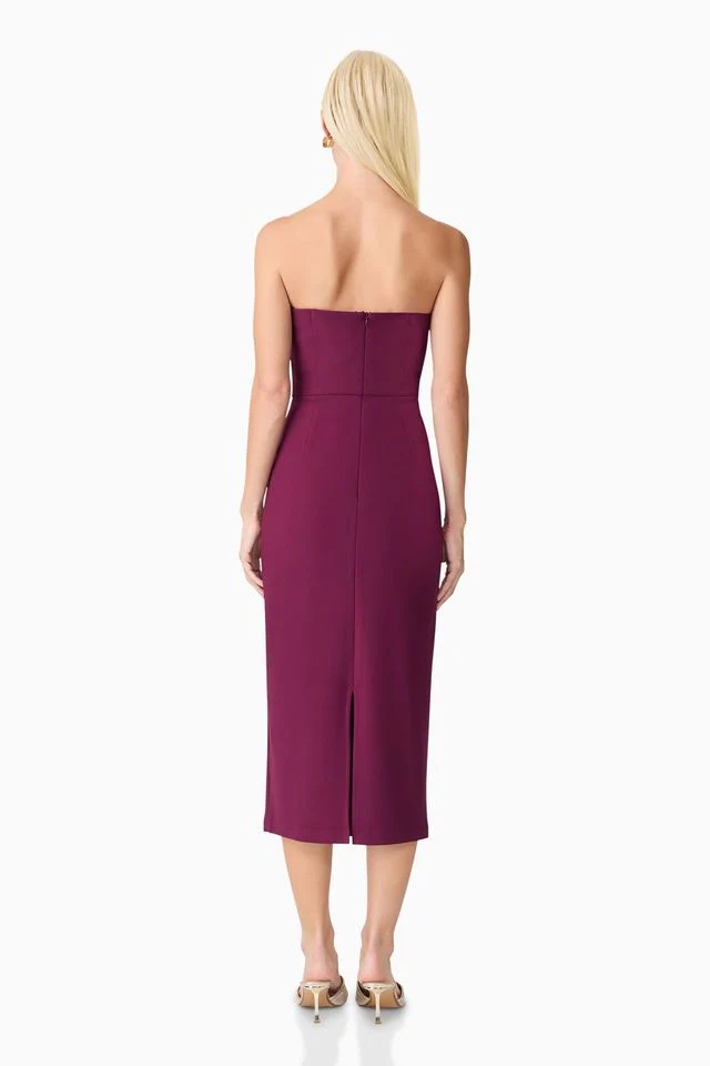 Elliatt Theresa Midi Dress - Grape - Image 5