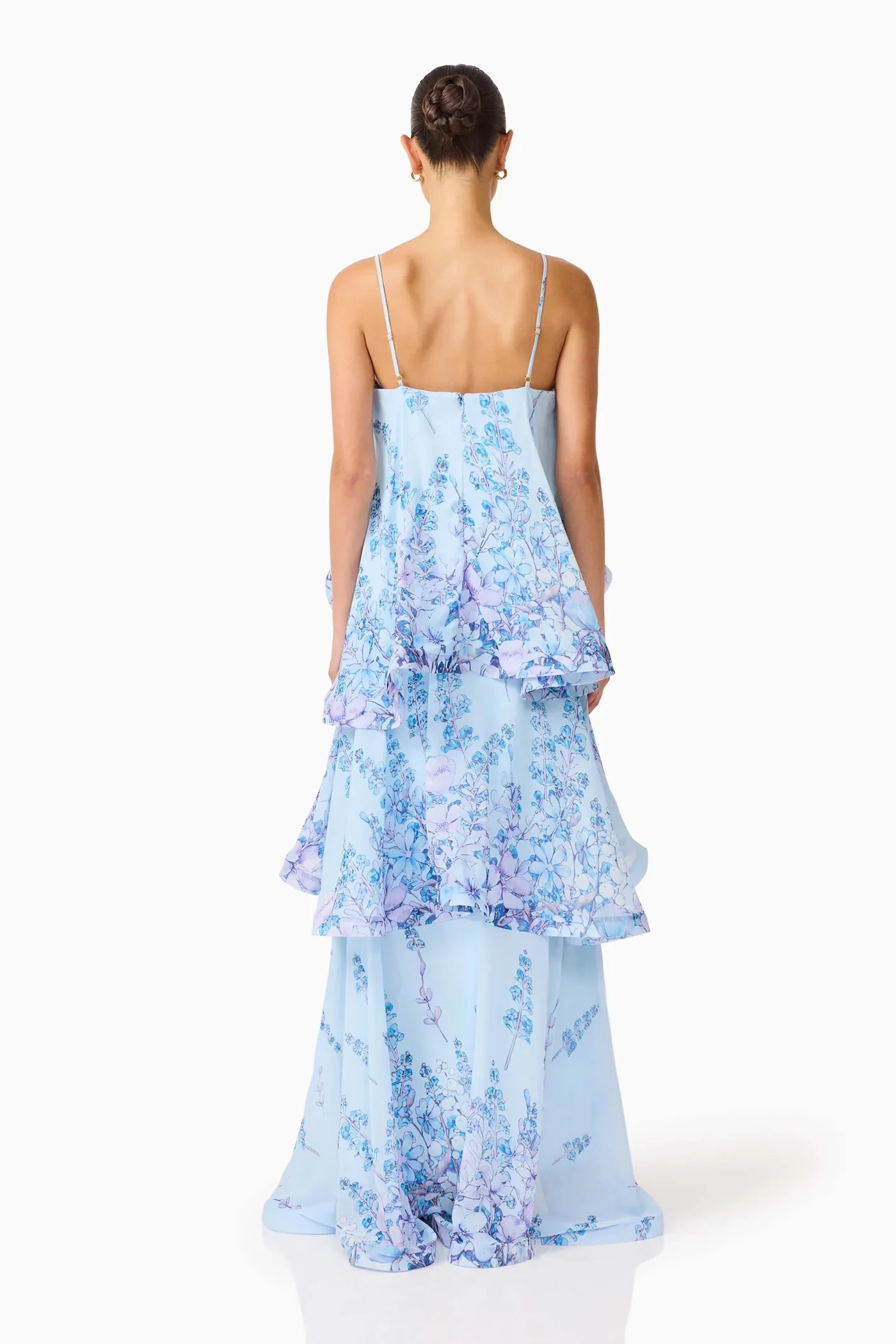 Elliatt Tilly Maxi Dress - Baby Blue Floral - Image 5