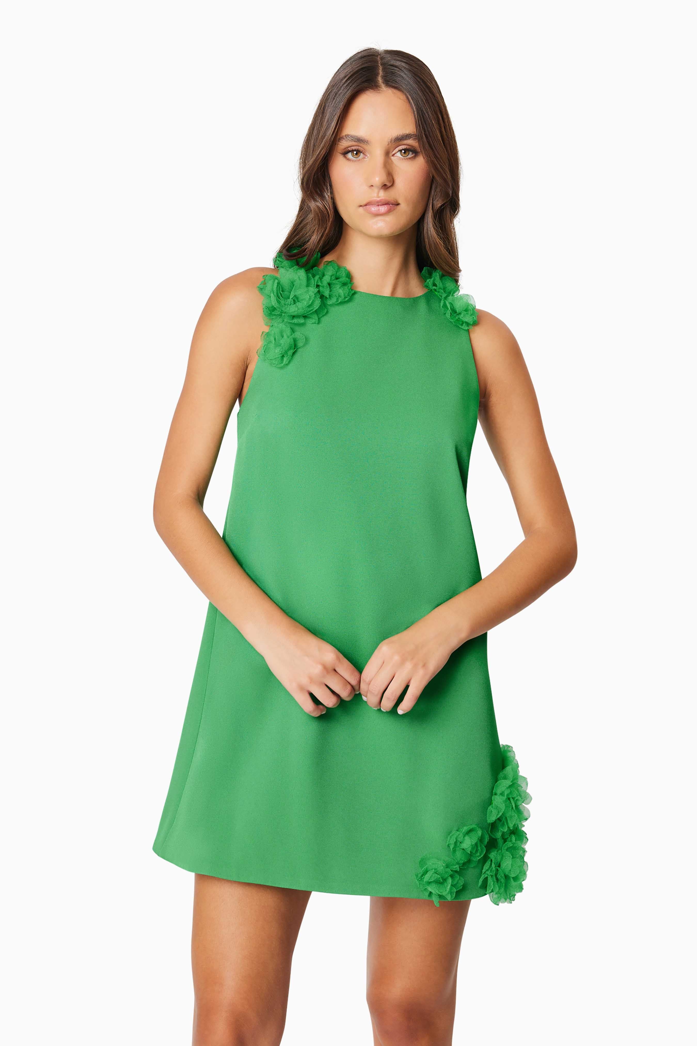 Elliatt Valeria Day Dress - Green - Image 3