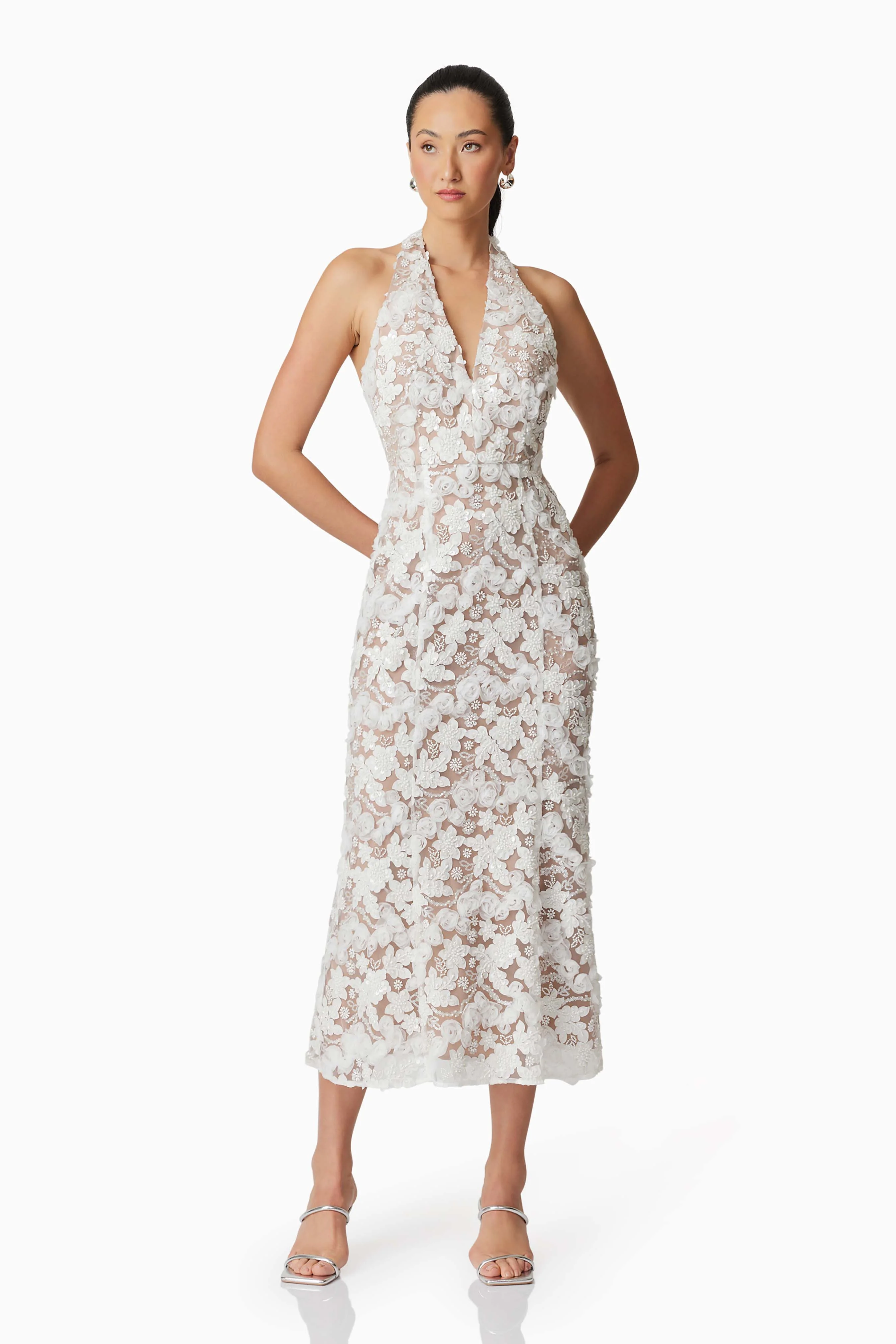Elliatt Voni Maxi Dress - Ivory - Image 2