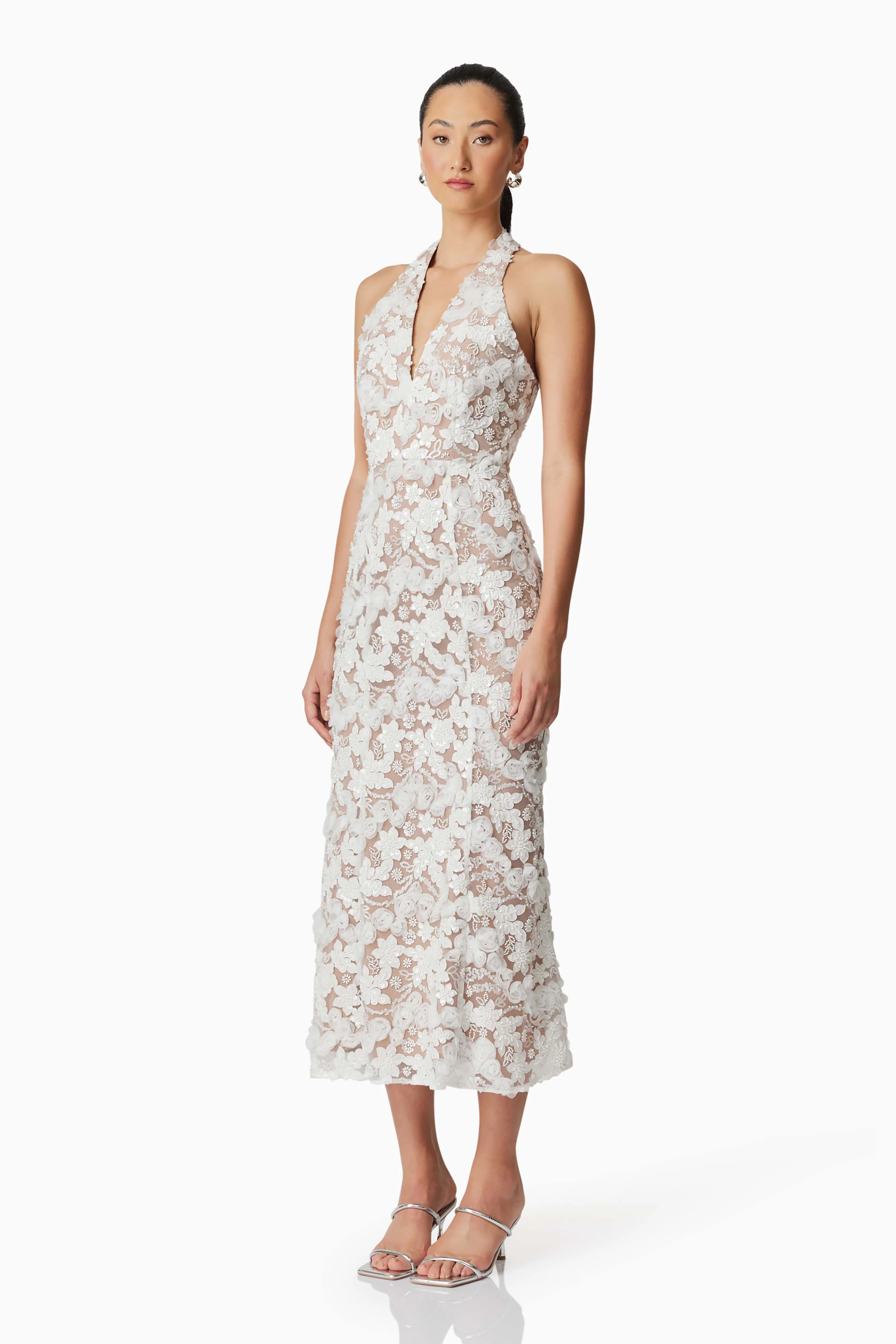 Elliatt Voni Maxi Dress - Ivory - Image 4