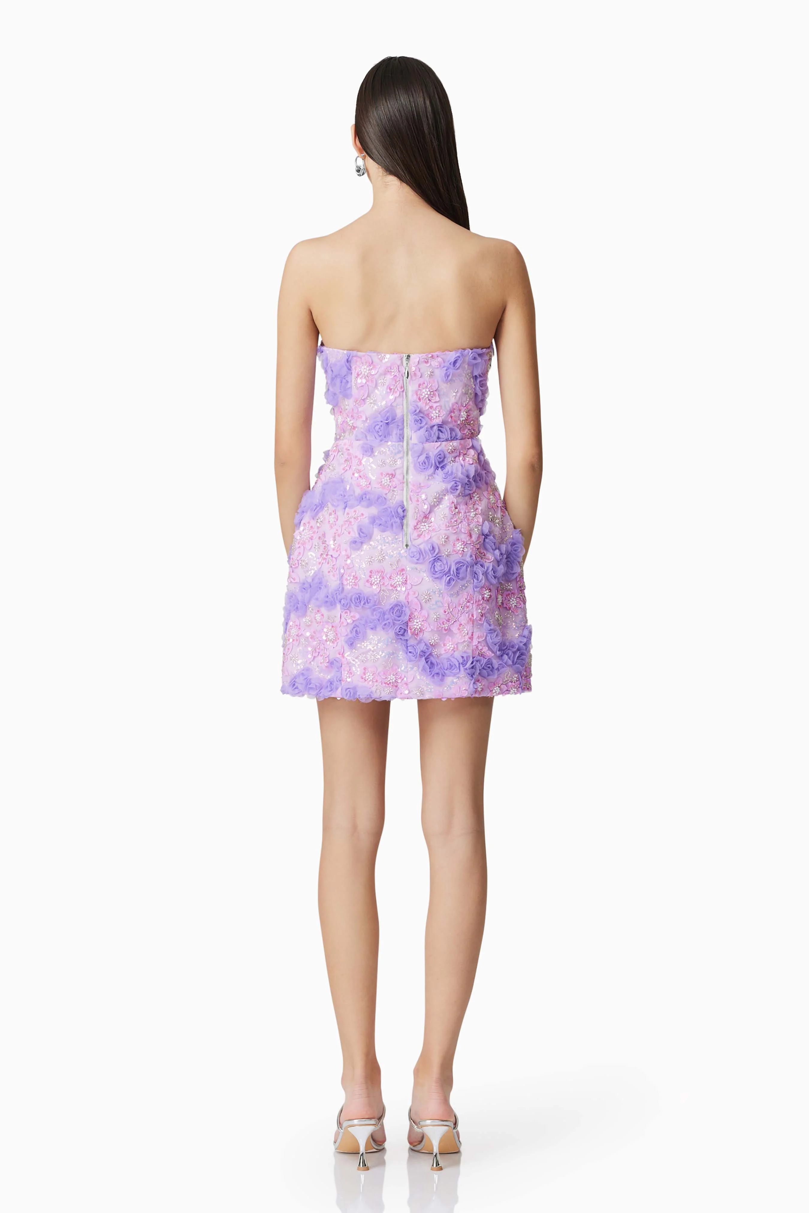 Elliatt Vonni Party Dress - Purple Multi - Image 4