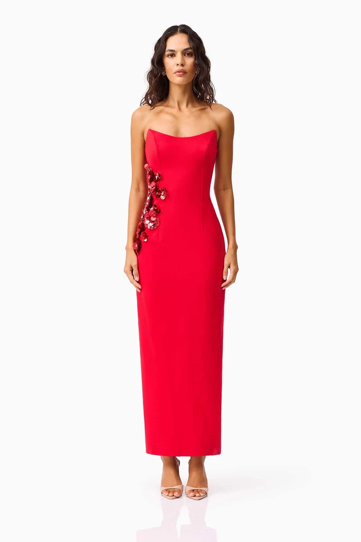 Elliatt Yasmine Maxi Dress - Red