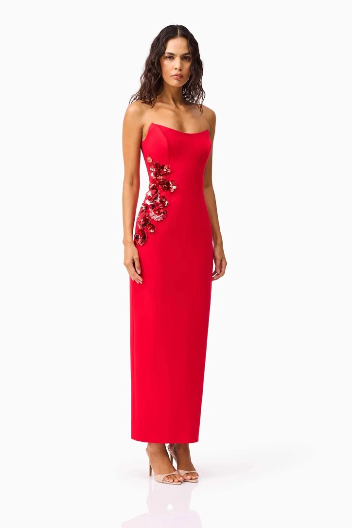 Elliatt Yasmine Maxi Dress - Red - Image 3