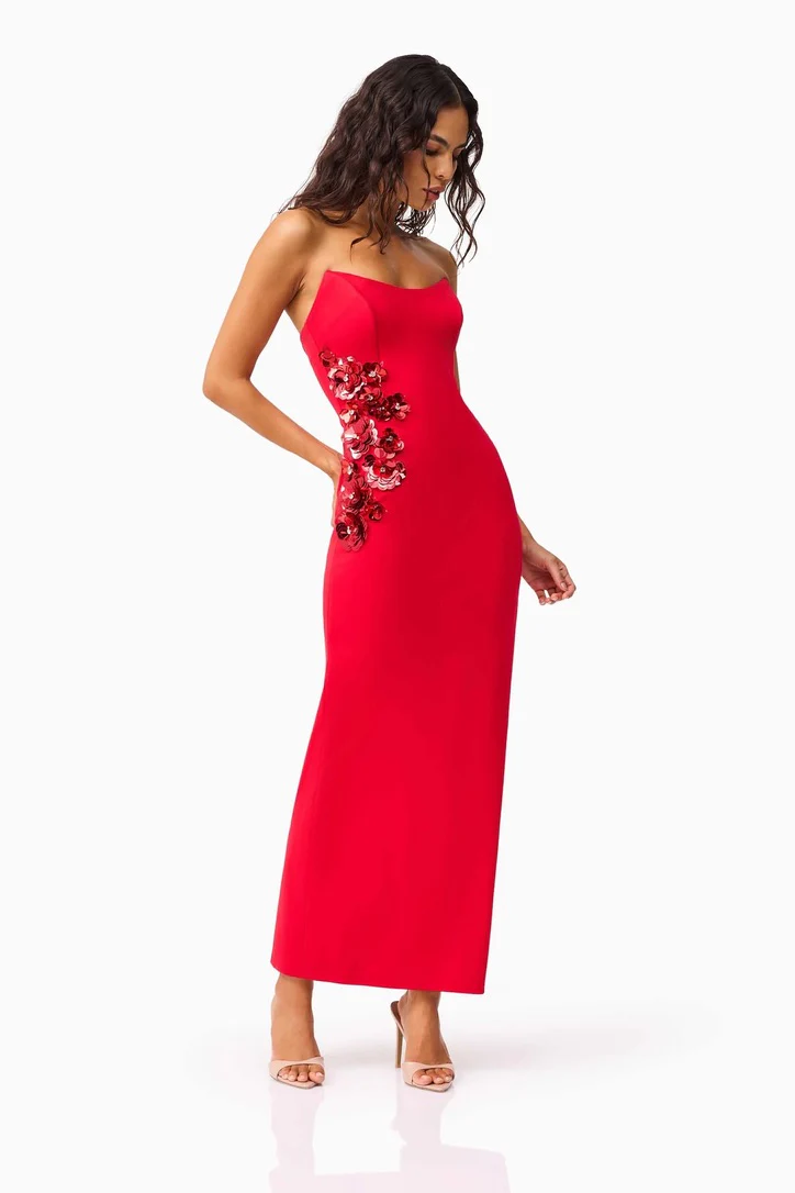 Elliatt Yasmine Maxi Dress - Red - Image 4