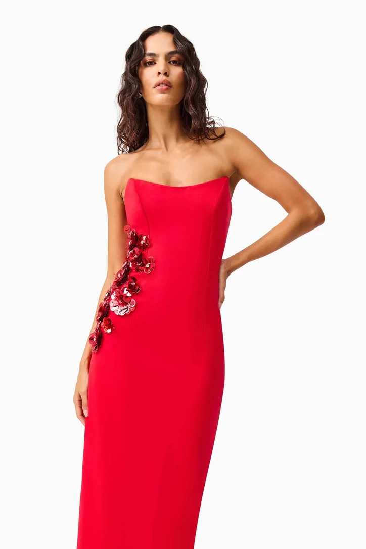 Elliatt Yasmine Maxi Dress - Red - Image 5