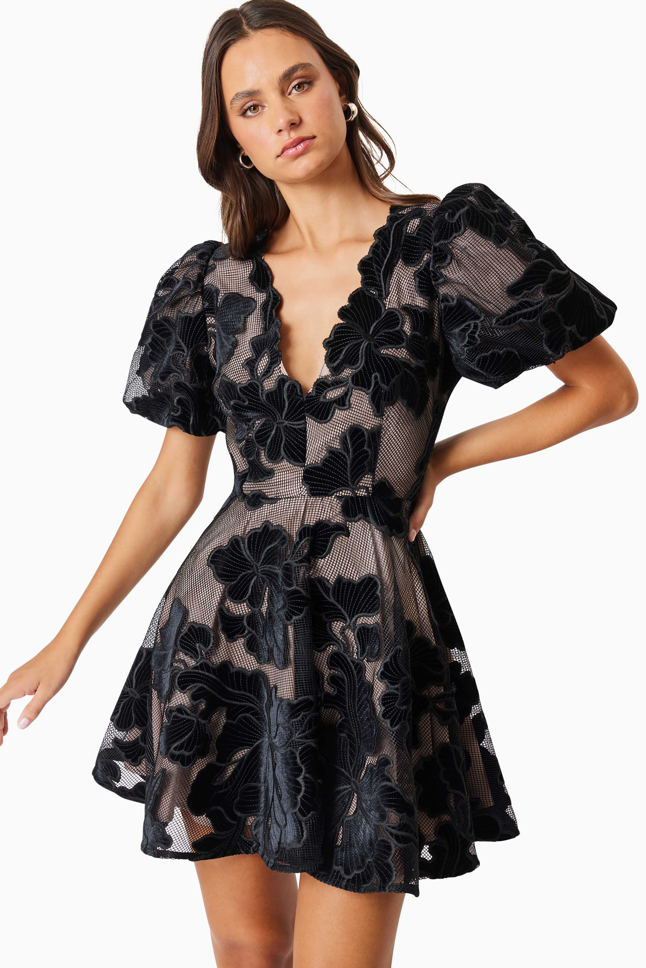 Elliatt Zara Party Mini Dress - Black - Image 2