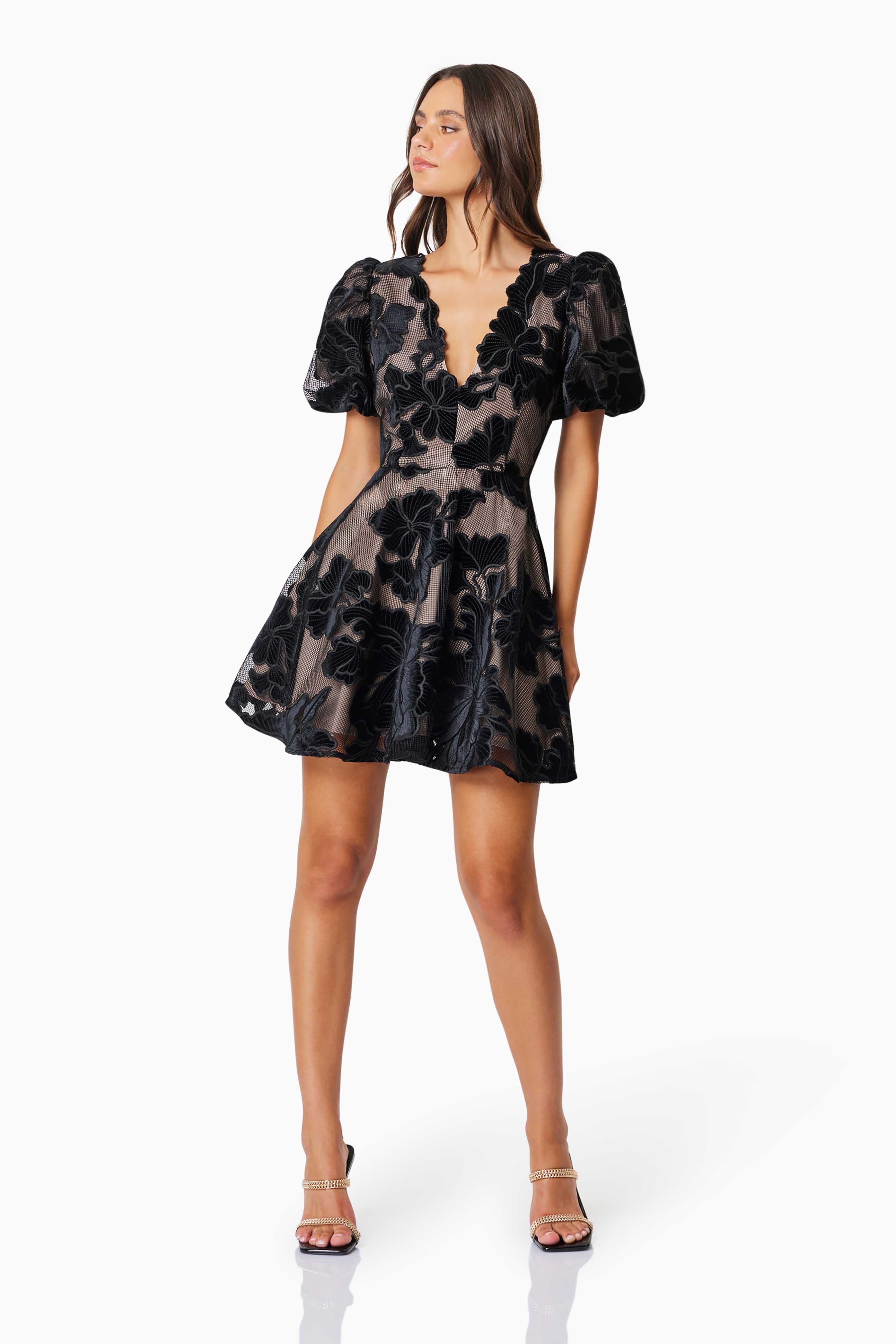 Elliatt Zara Party Mini Dress - Black - Image 3
