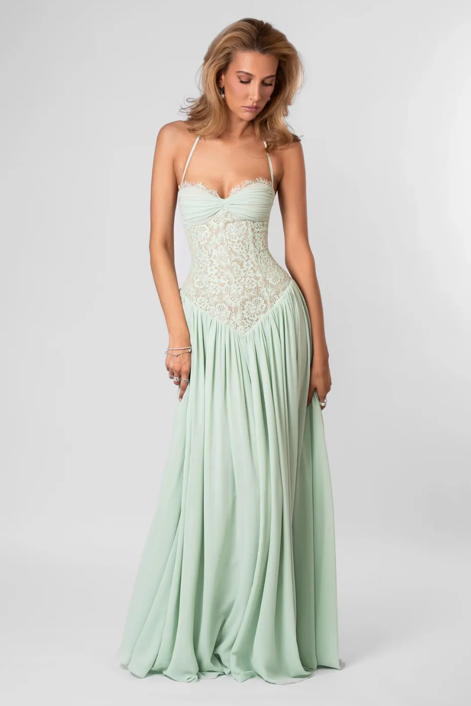 Fenity Faye Maxi Dress - Mint - Image 3