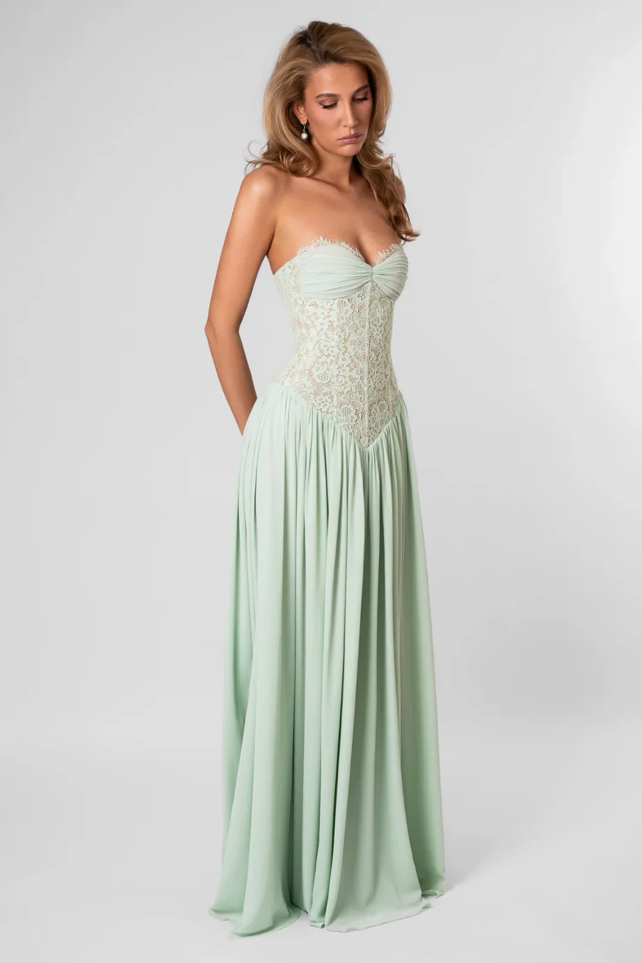 Fenity Faye Maxi Dress - Mint - Image 4