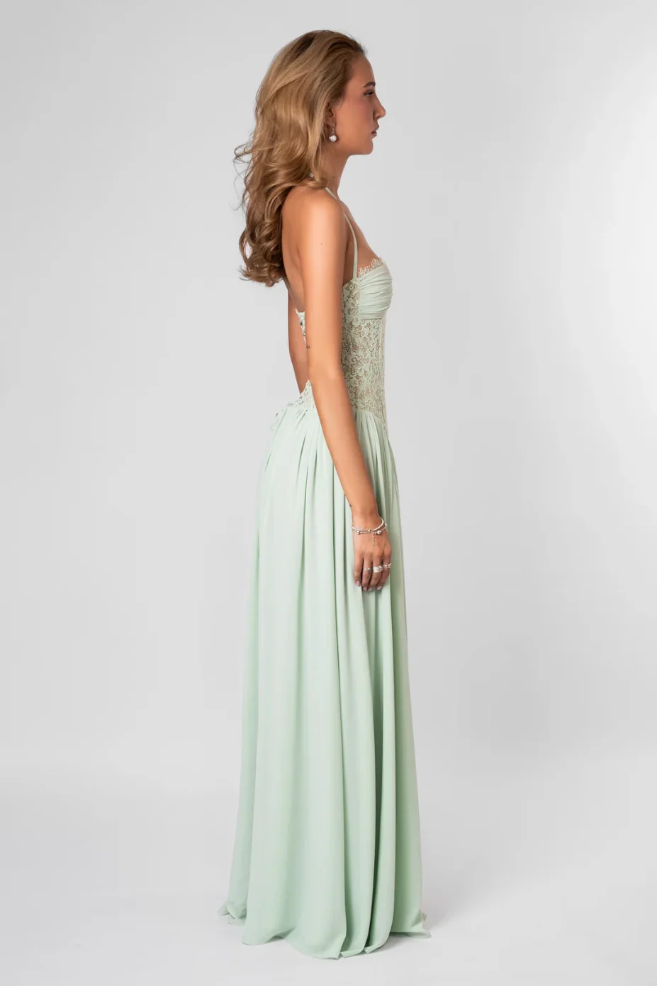Fenity Faye Maxi Dress - Mint - Image 5