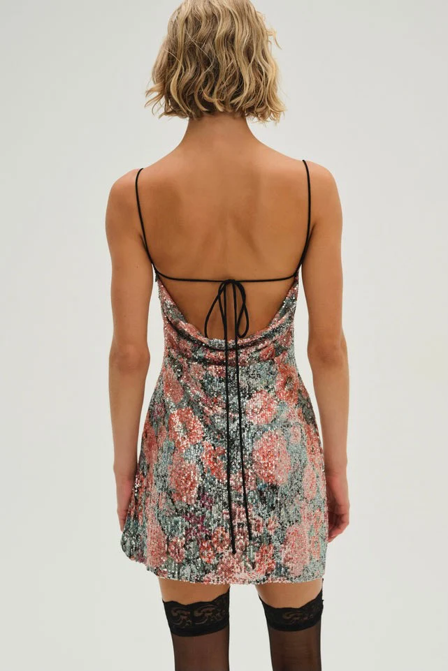 For Love & Lemons Ladonna Mini Dress - Multi - Image 3