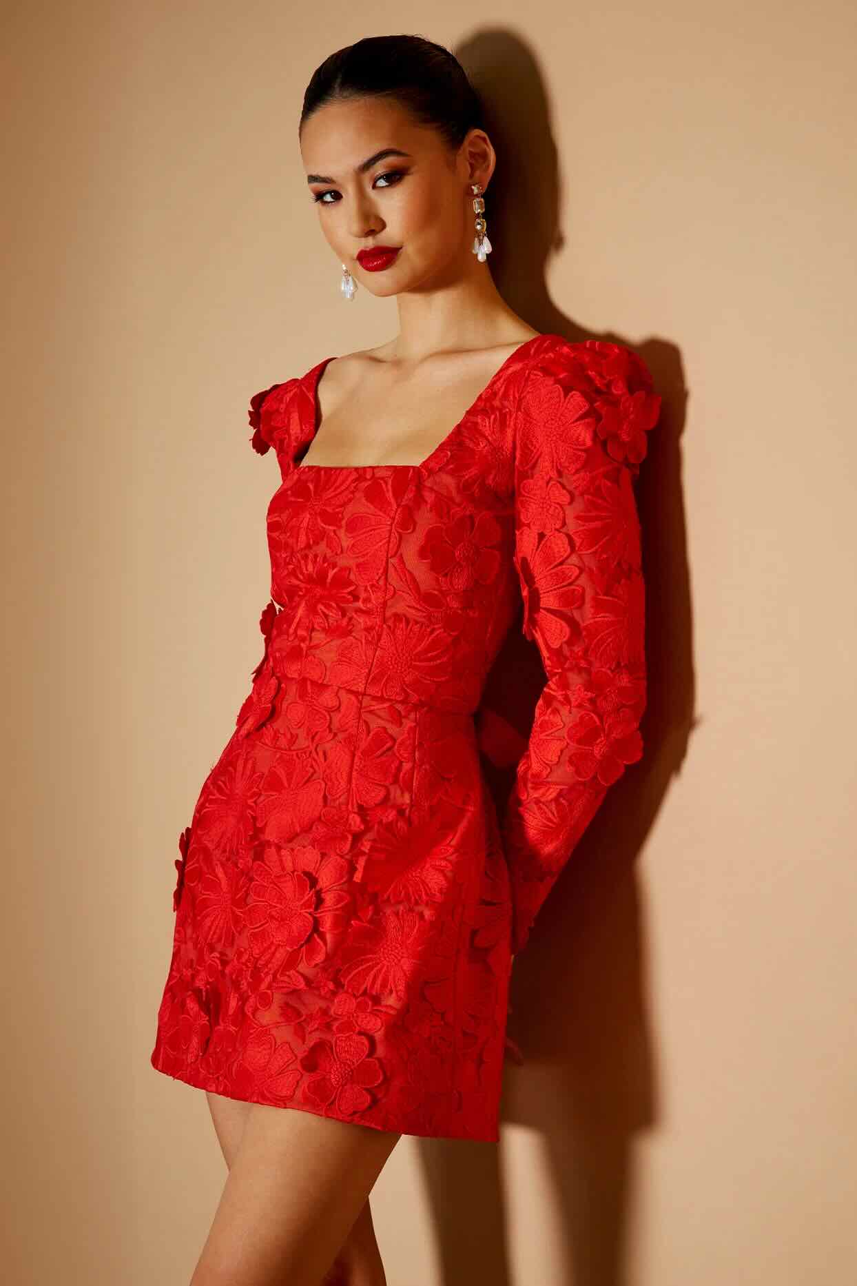Helsi Ellen Dress - Poppy - Image 2