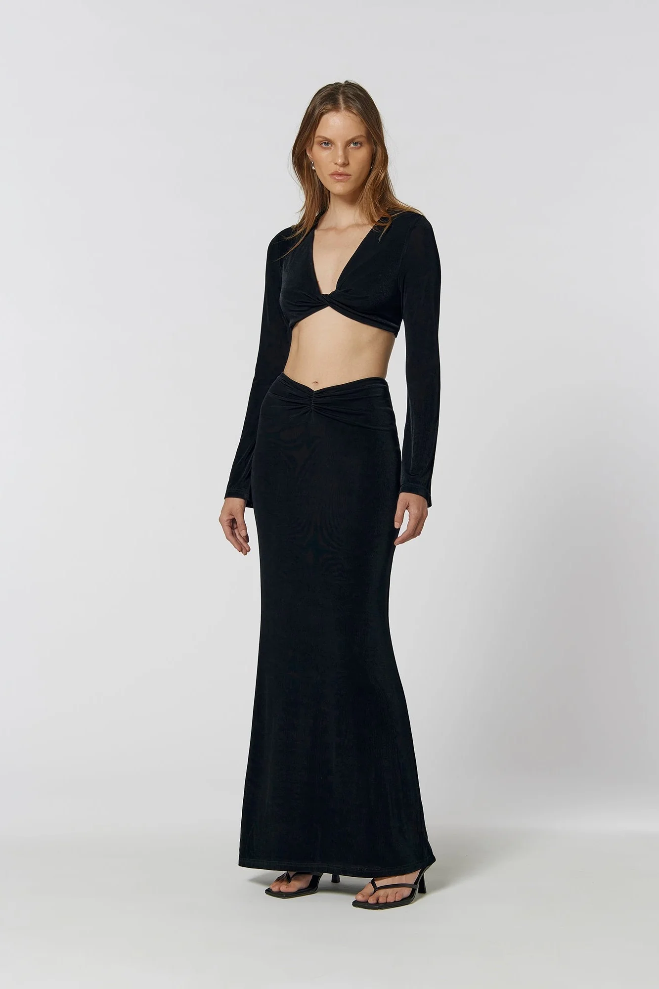 Kianna Anderson Twist Top - Black - Image 2
