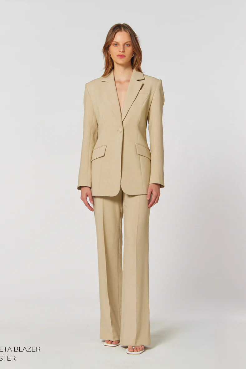 Kianna Greta Blazer - Oyster - Image 2