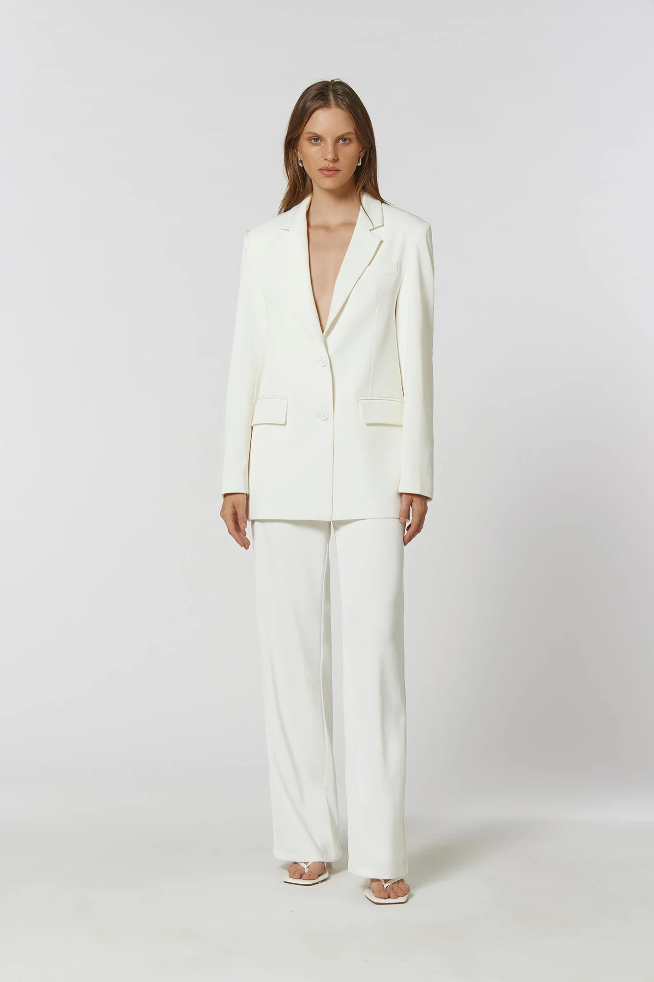 Kianna Joslyn Blazer - Ivory - Image 2
