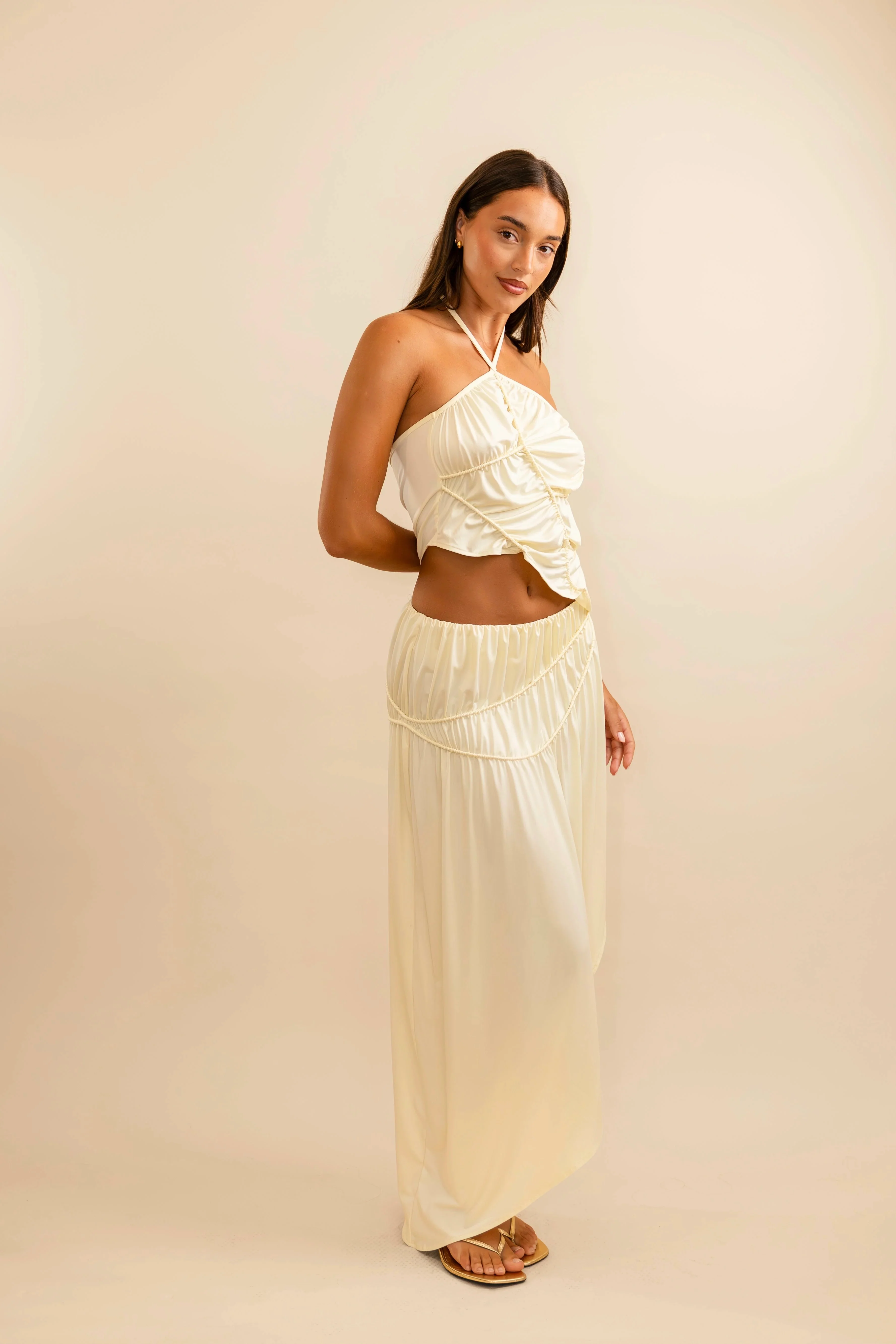 Koster Kulture Fleur Skirt - Cream - Image 5