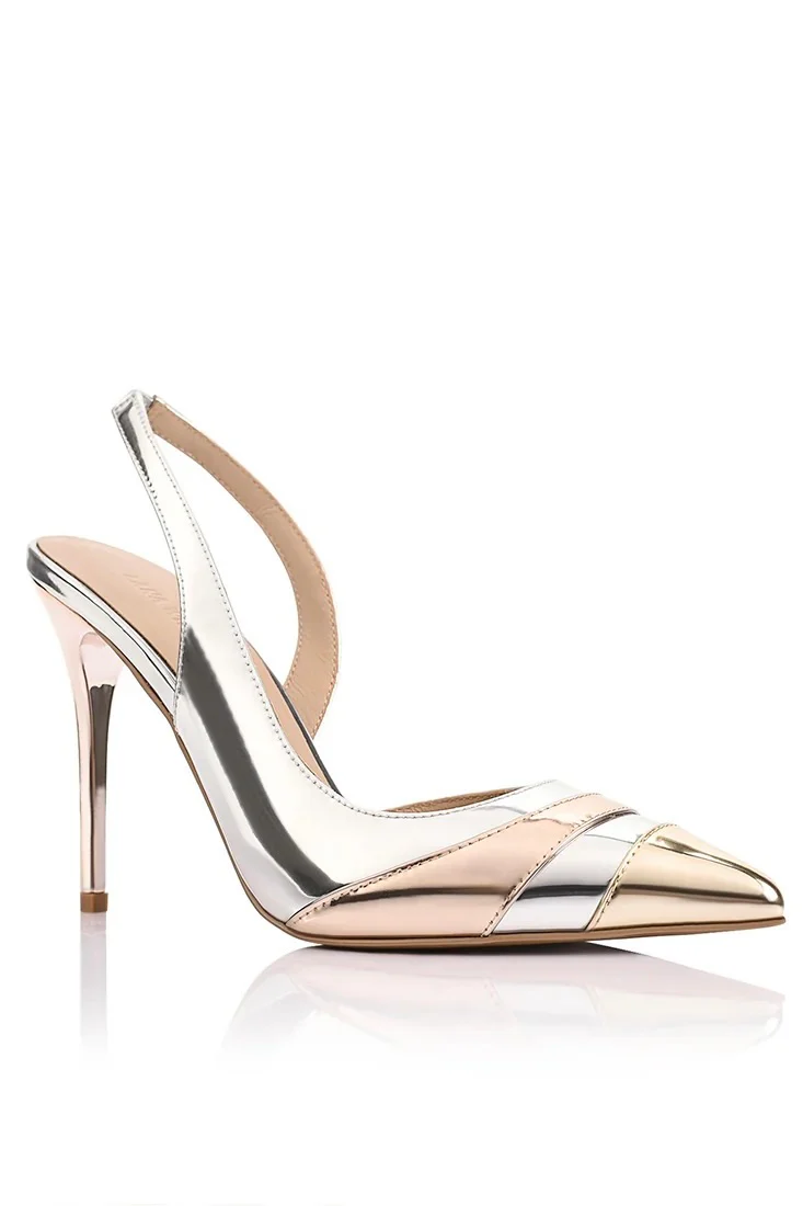 Lana Wilkinson Lou Lou Pump Heels - Mixed Metallic - Image 2