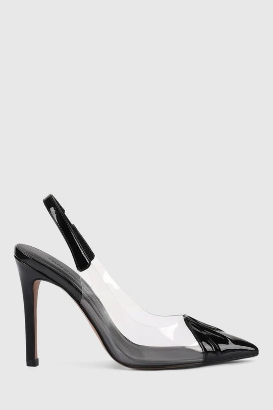 Lana Wilkinson Remi Pump Heels - Black Patent Leather