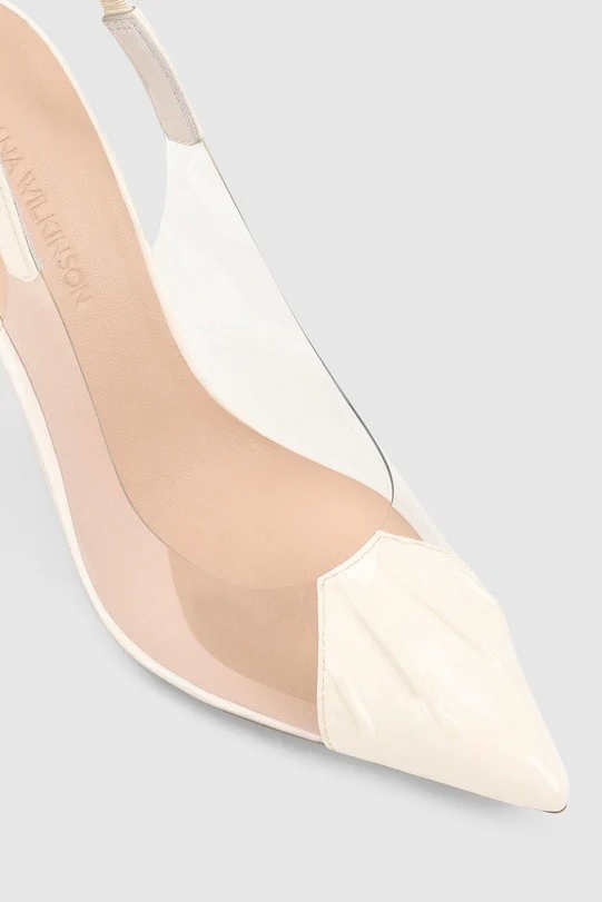 Lana Wilkinson Remi Pump Heels - Ivory Patent Leather - Image 3