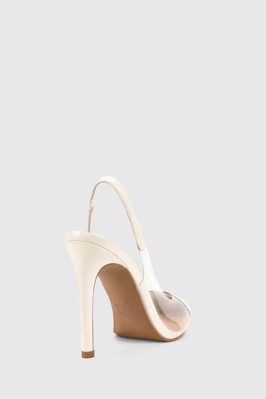 Lana Wilkinson Remi Pump Heels - Ivory Patent Leather - Image 4