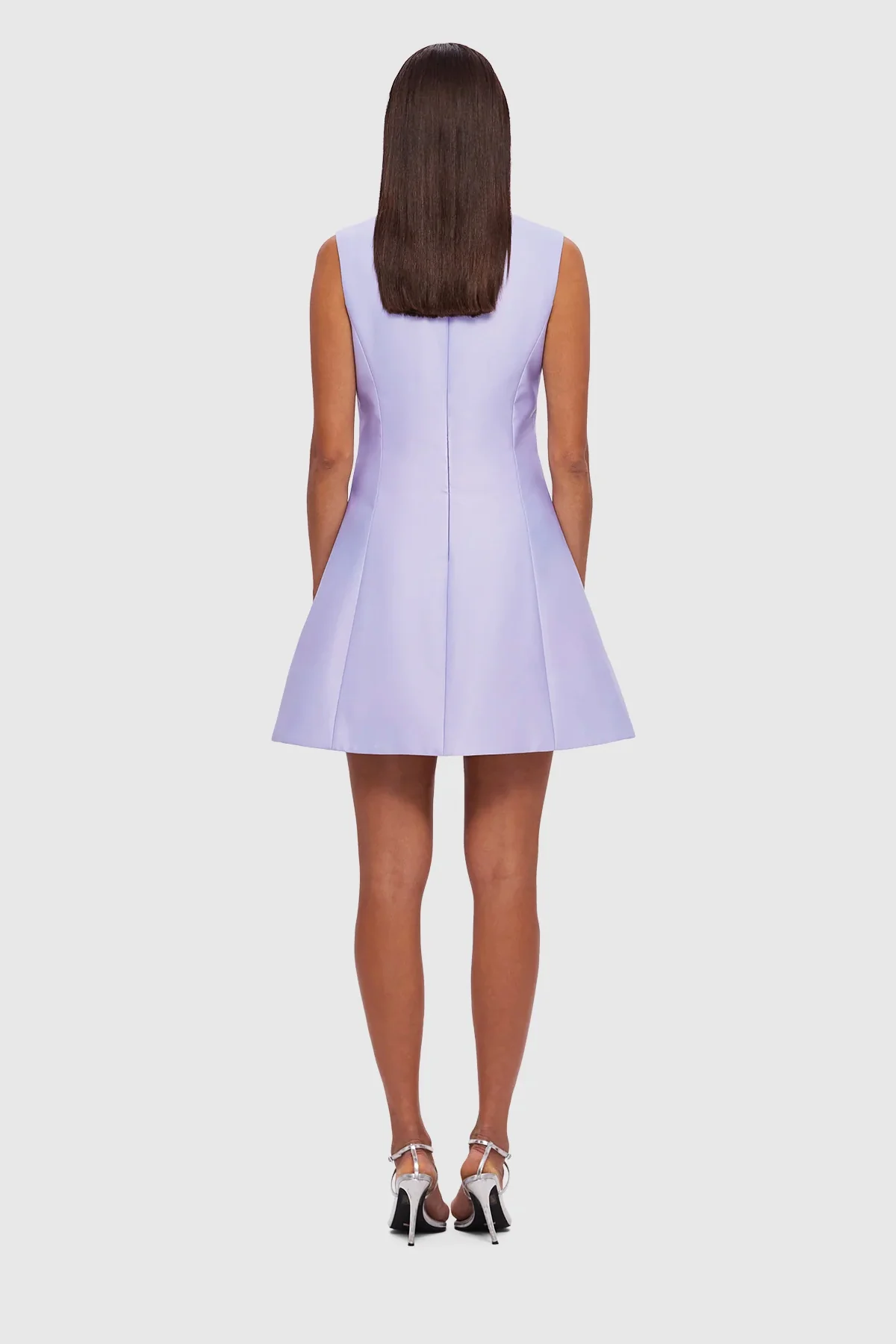 Leo Lin Briana V Neck Mini Dress - Lilac - Image 5