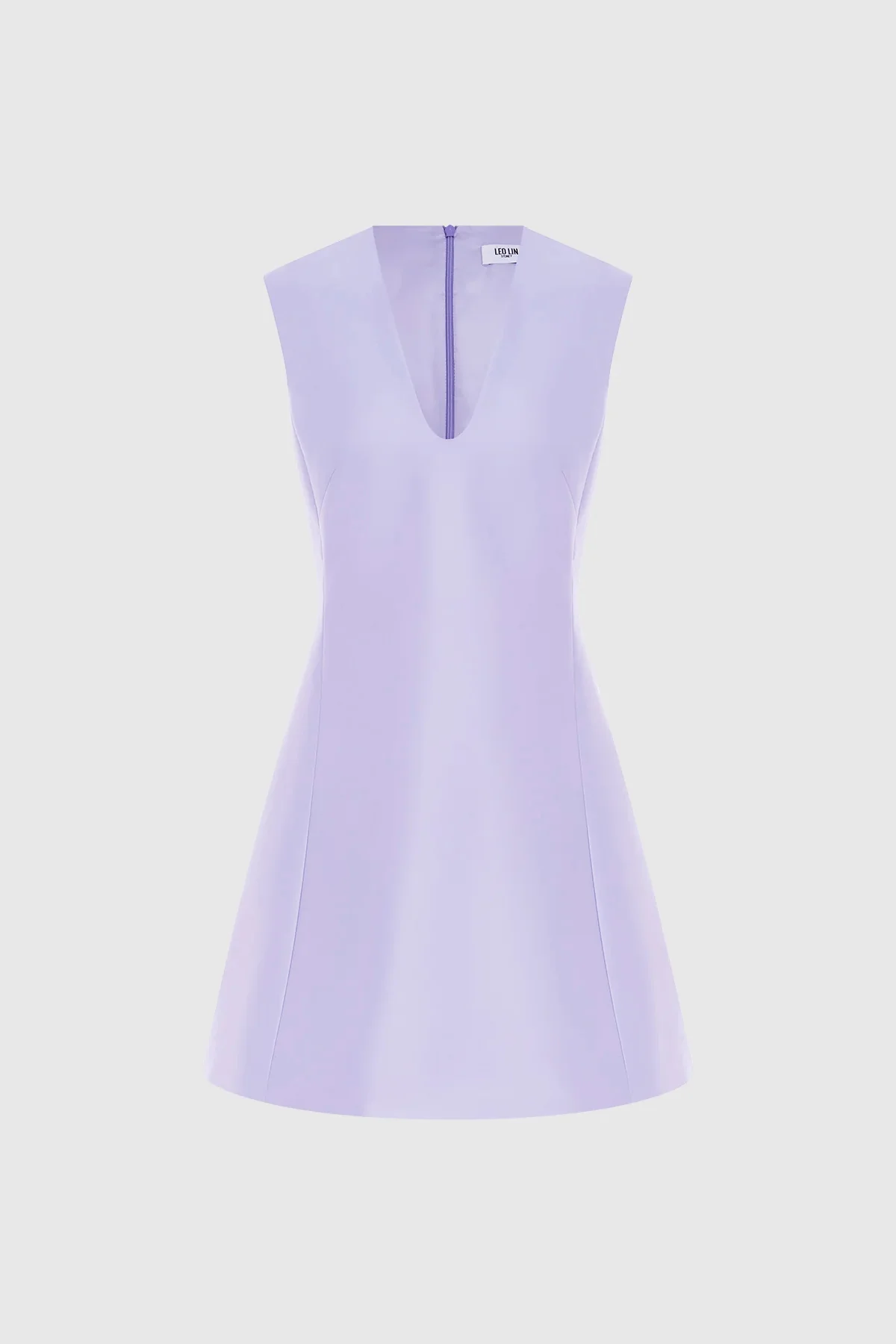 Leo Lin Briana V Neck Mini Dress - Lilac - Image 6