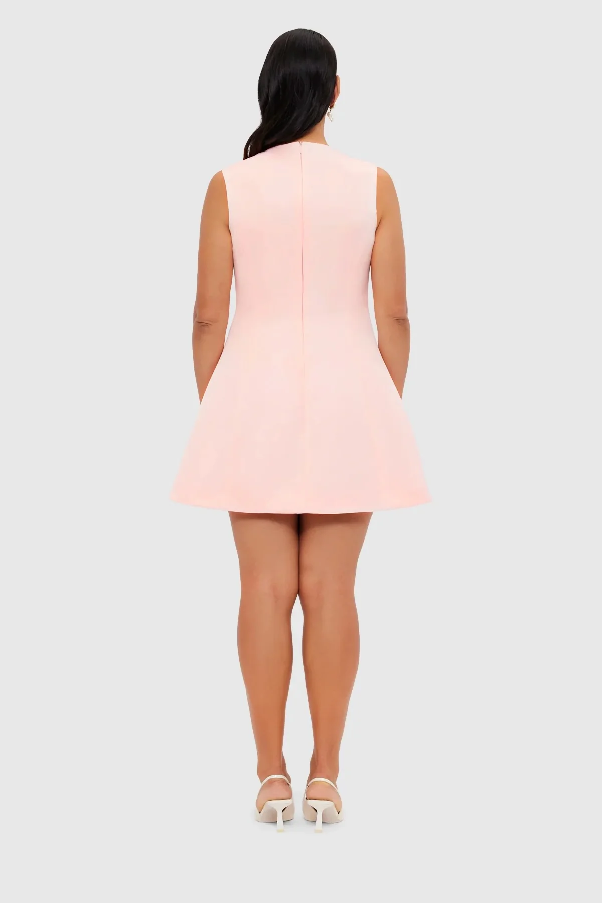 Leo Lin Chloe Sleeveless Mini Dress - Soft Pink - Image 6