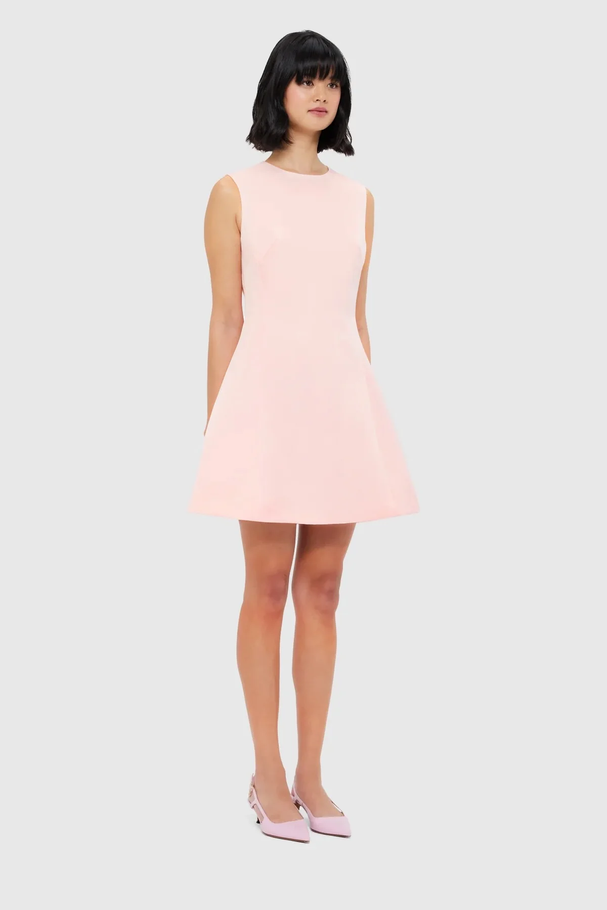 Leo Lin Chloe Sleeveless Mini Dress - Soft Pink - Image 8