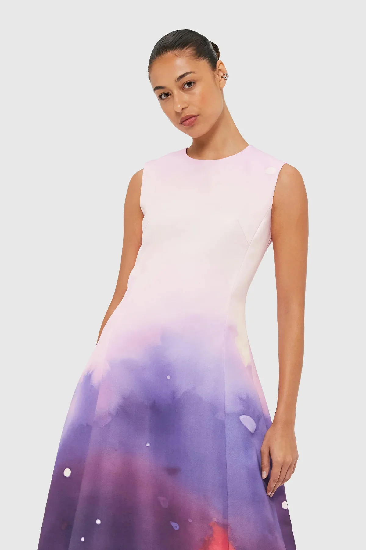 Leo Lin Cleo Sleeveless Midi Dress - Fairground Print - Image 2