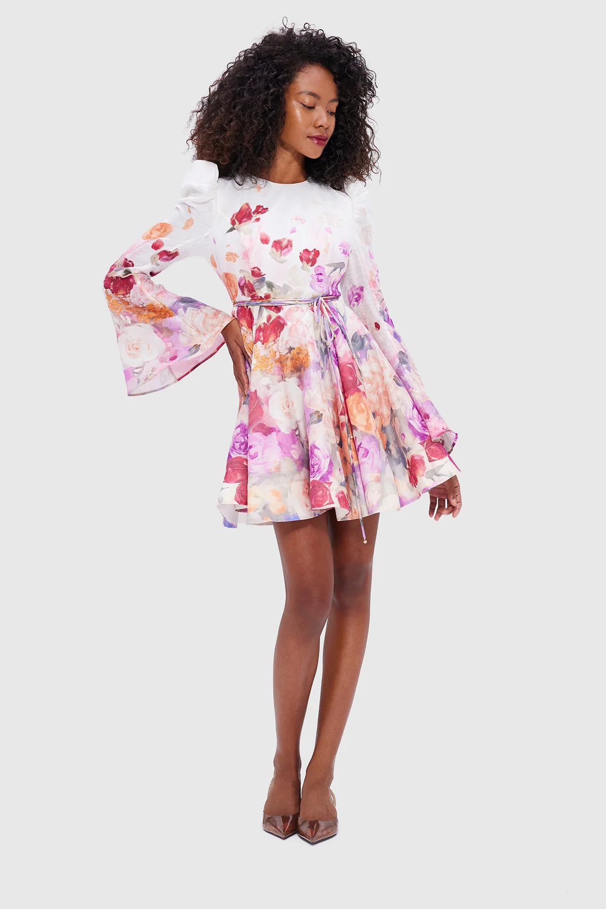 Leo Lin Jordyn Mini Dress - Fleur Print - Image 3