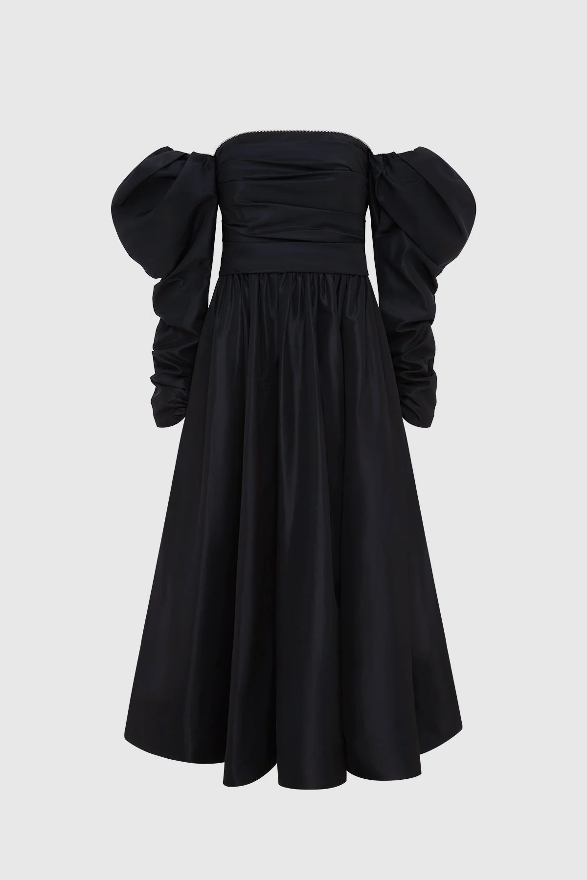 Leo Lin Madison Bustier Midi Dress - Ebony - Image 5