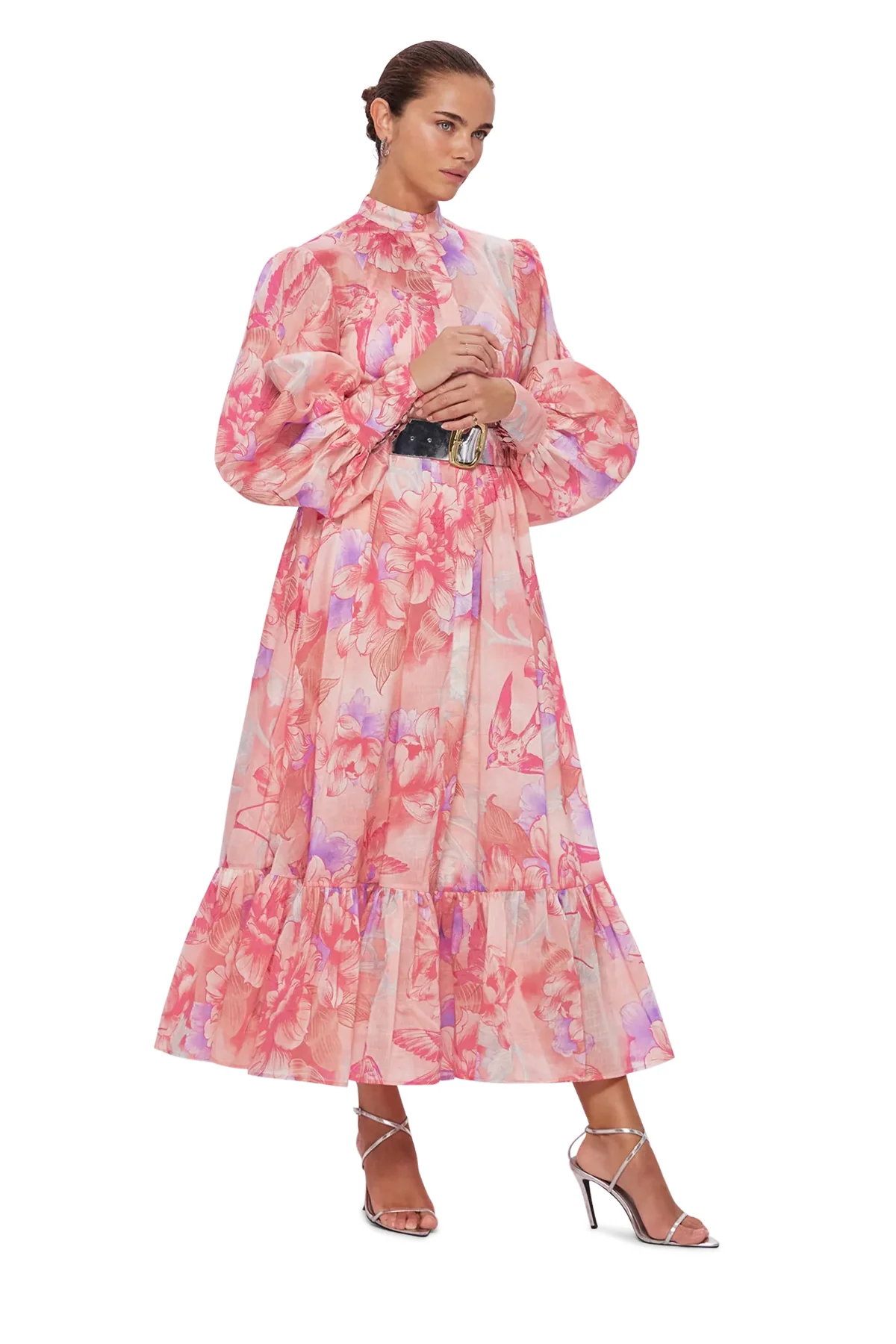 Leo Lin Nayla Midi Dress - Lush - Image 3