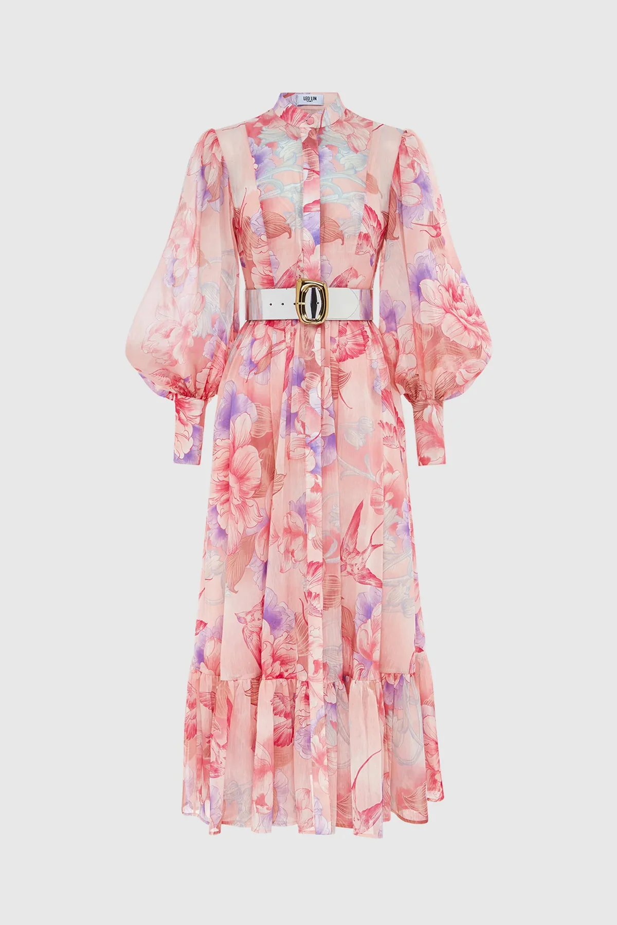 Leo Lin Nayla Midi Dress - Lush - Image 4