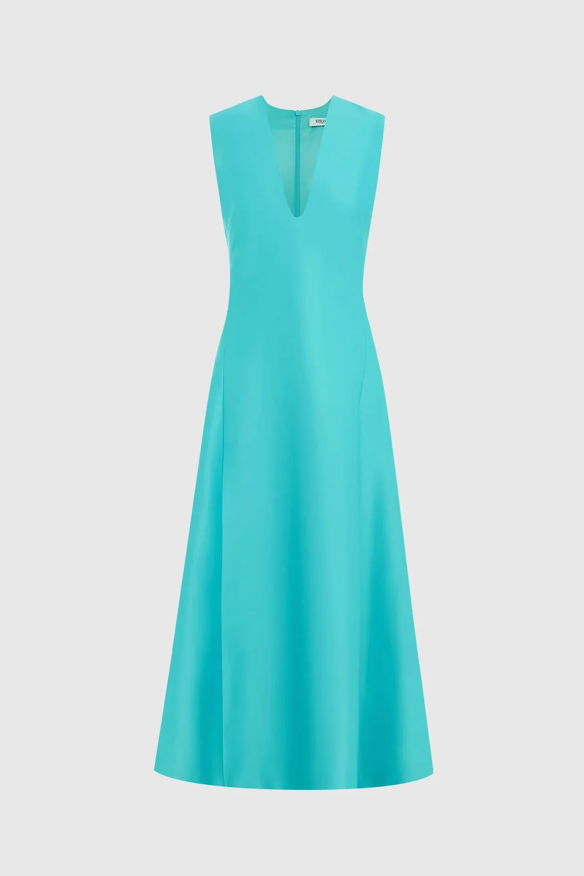 Leo Lin Nicola V Neck Midi Dress - Turquoise - Image 7