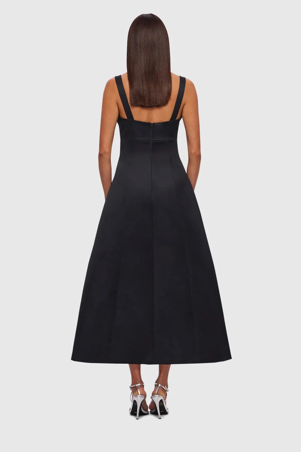 Leo Lin Odette Midi Dress - Ebony - Image 6