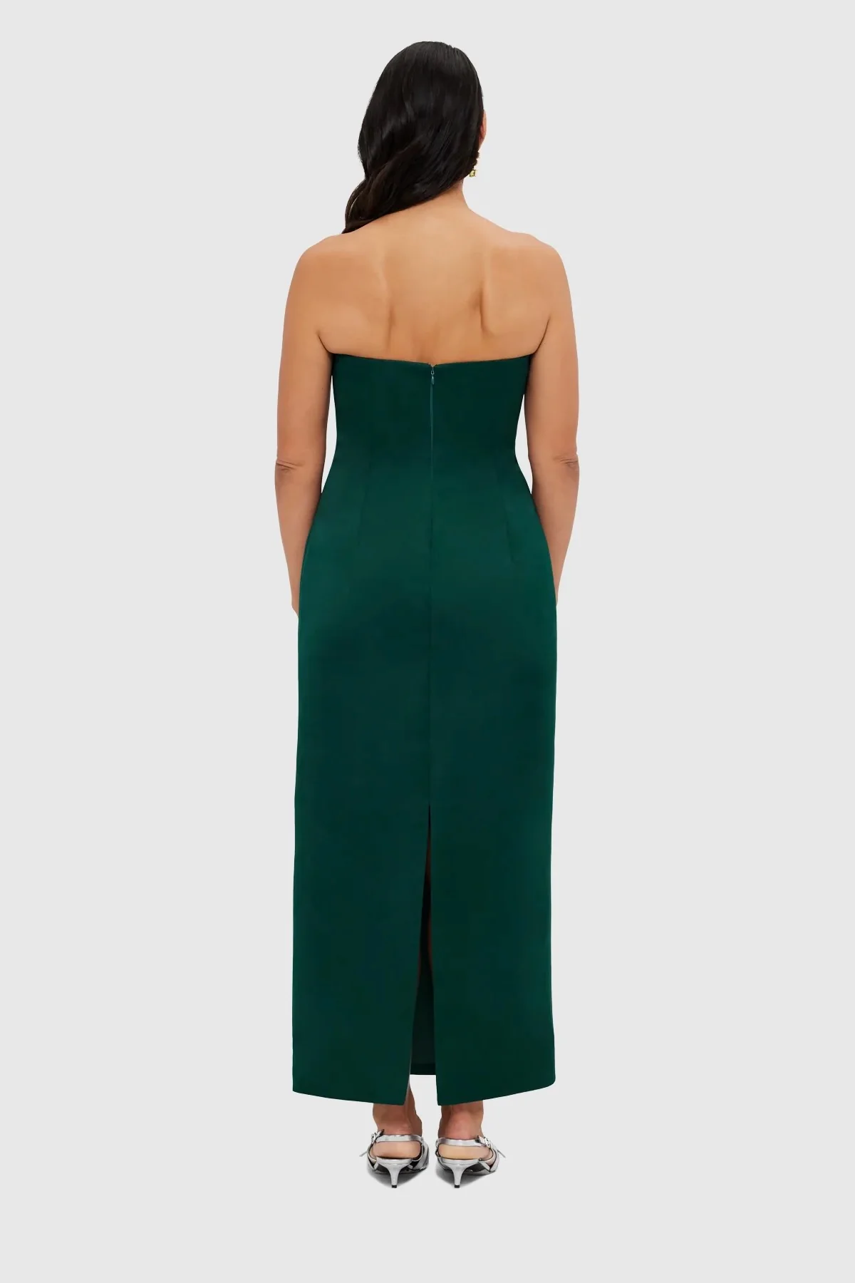 Leo Lin Rayna Bustier Maxi Dress - Emerald - Image 5