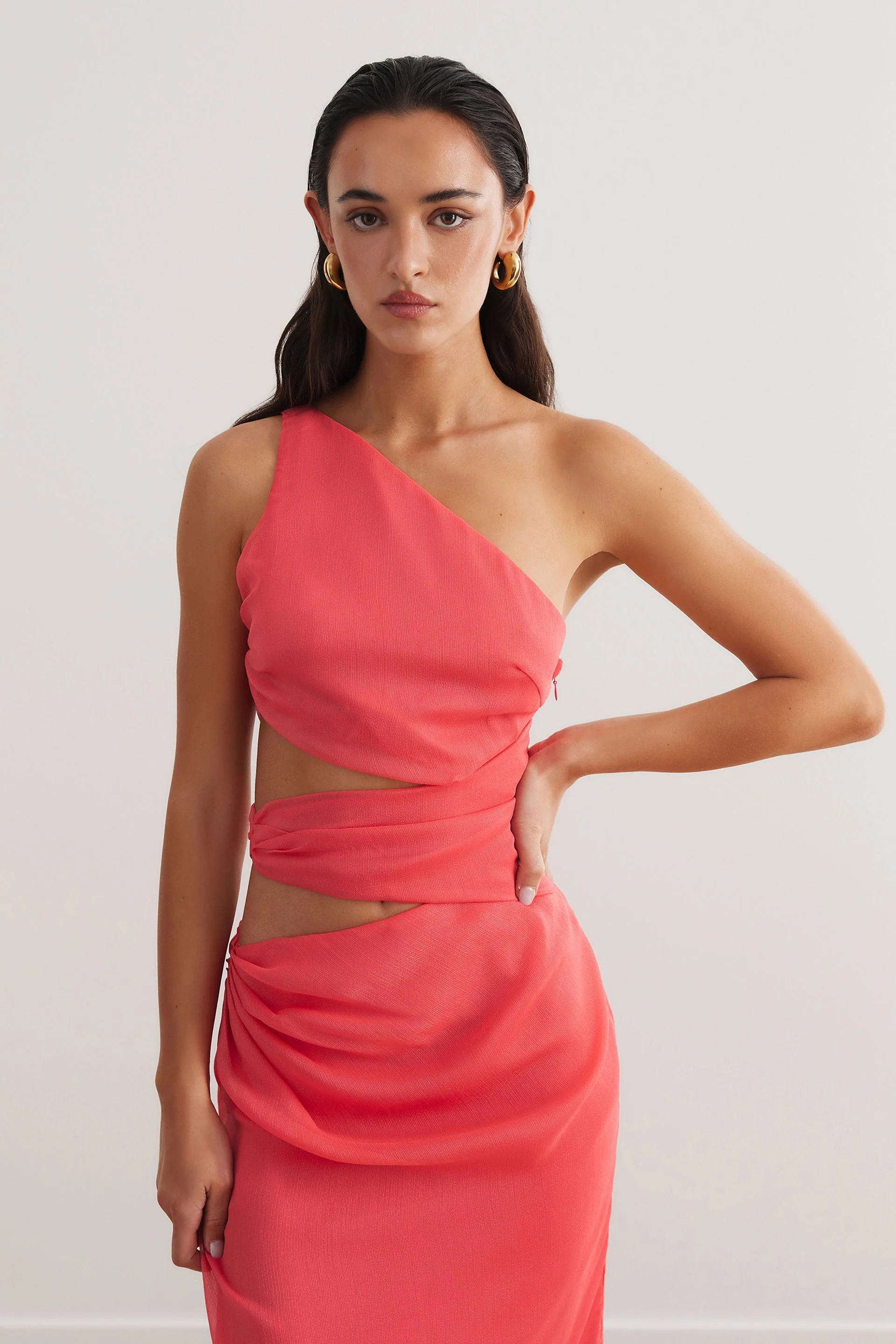 Lexi Aurea Dress - Flamingo - Image 4