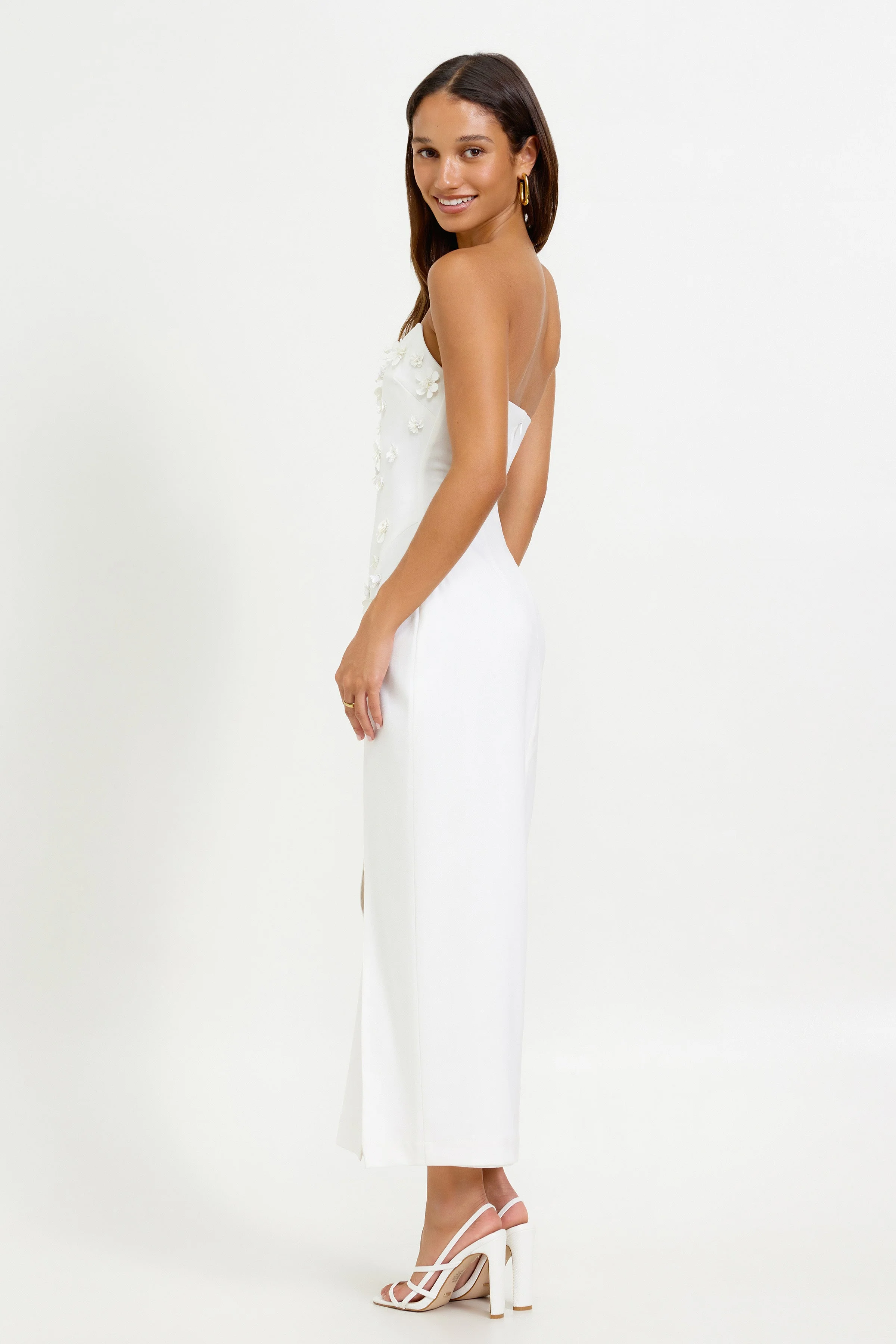 Lexi Bianca Dress - White - Image 4