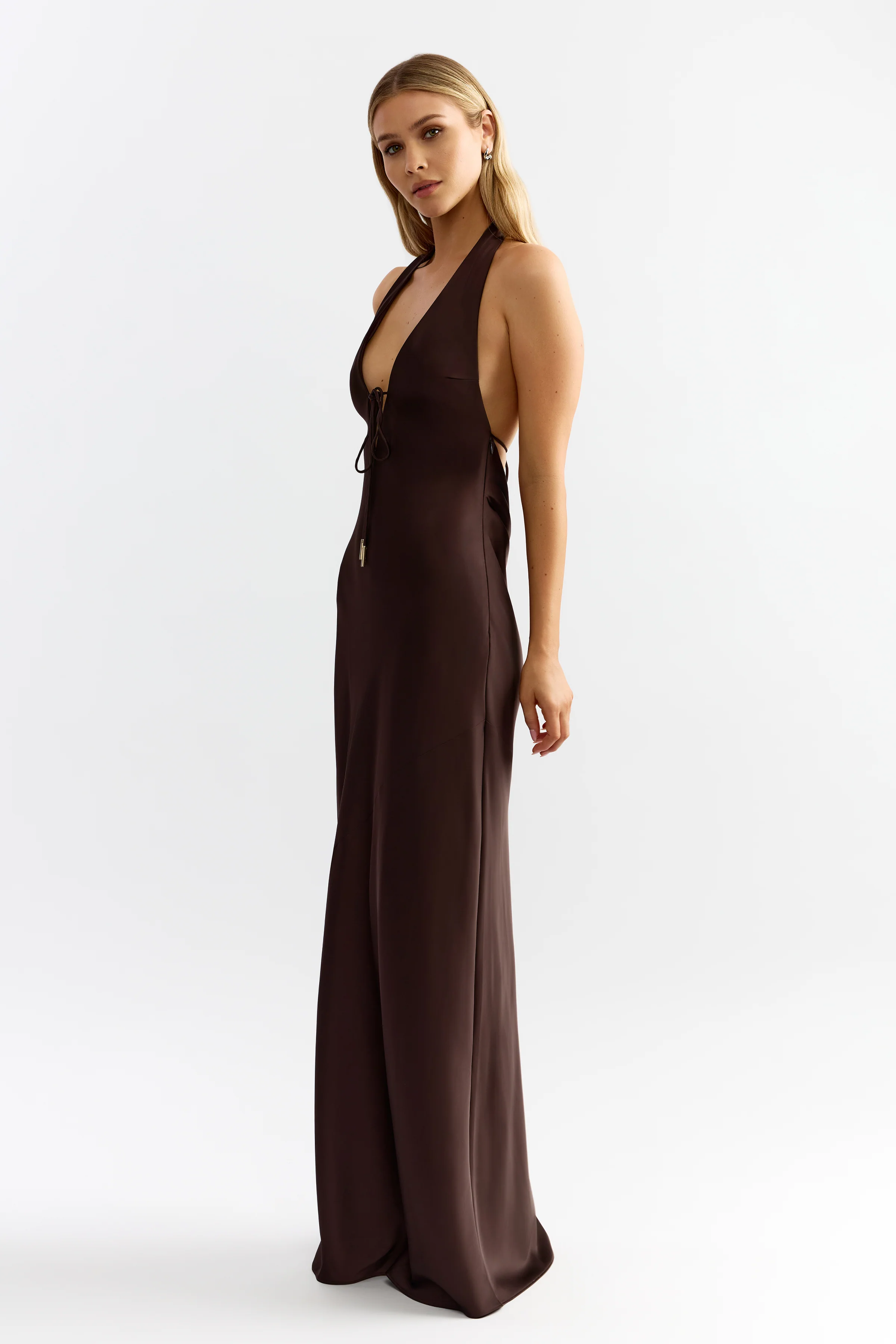 Lexi Diaz Dress - Chocolate - Image 2