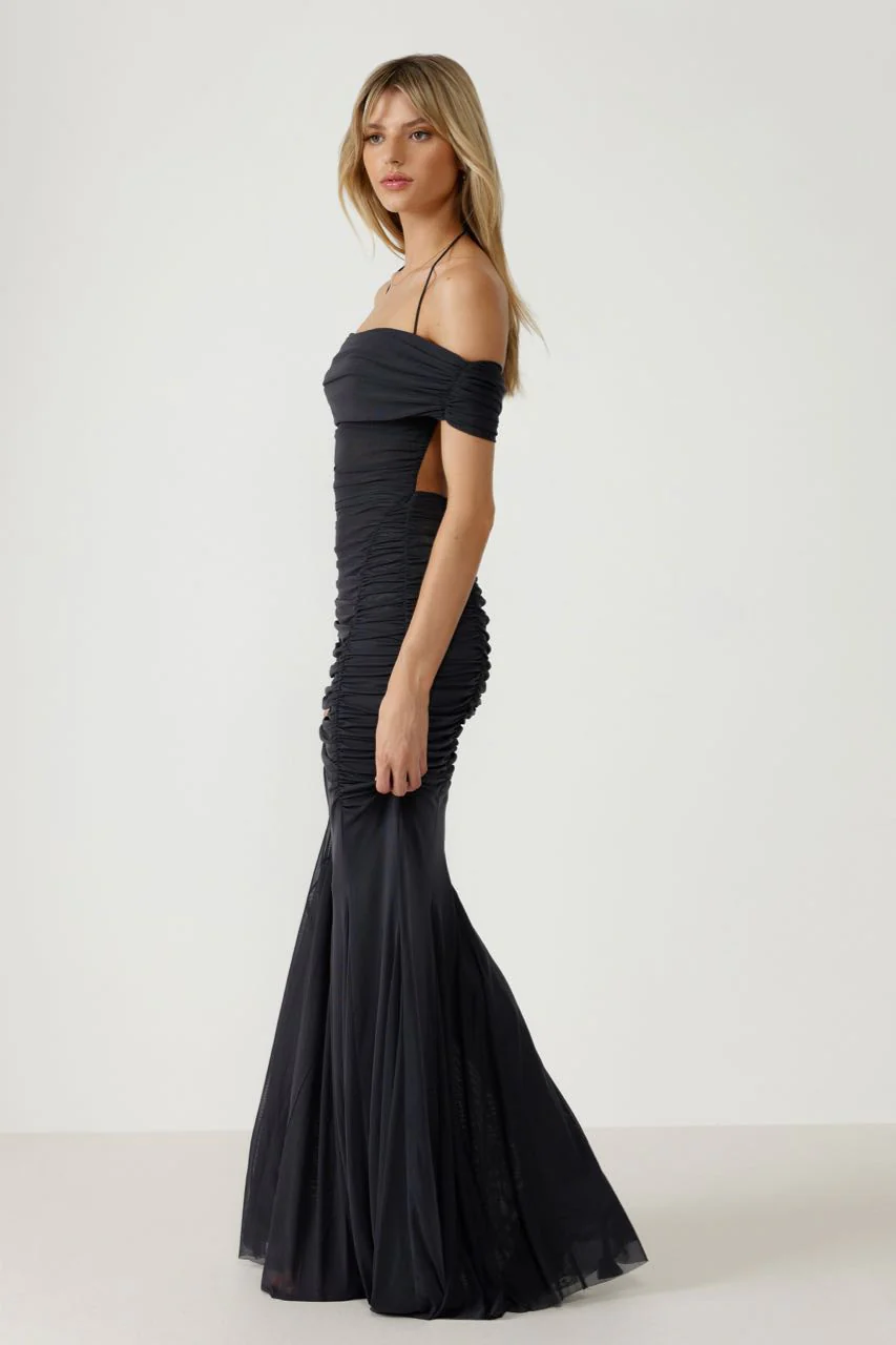 Lexi Livia Dress - Charcoal - Image 2