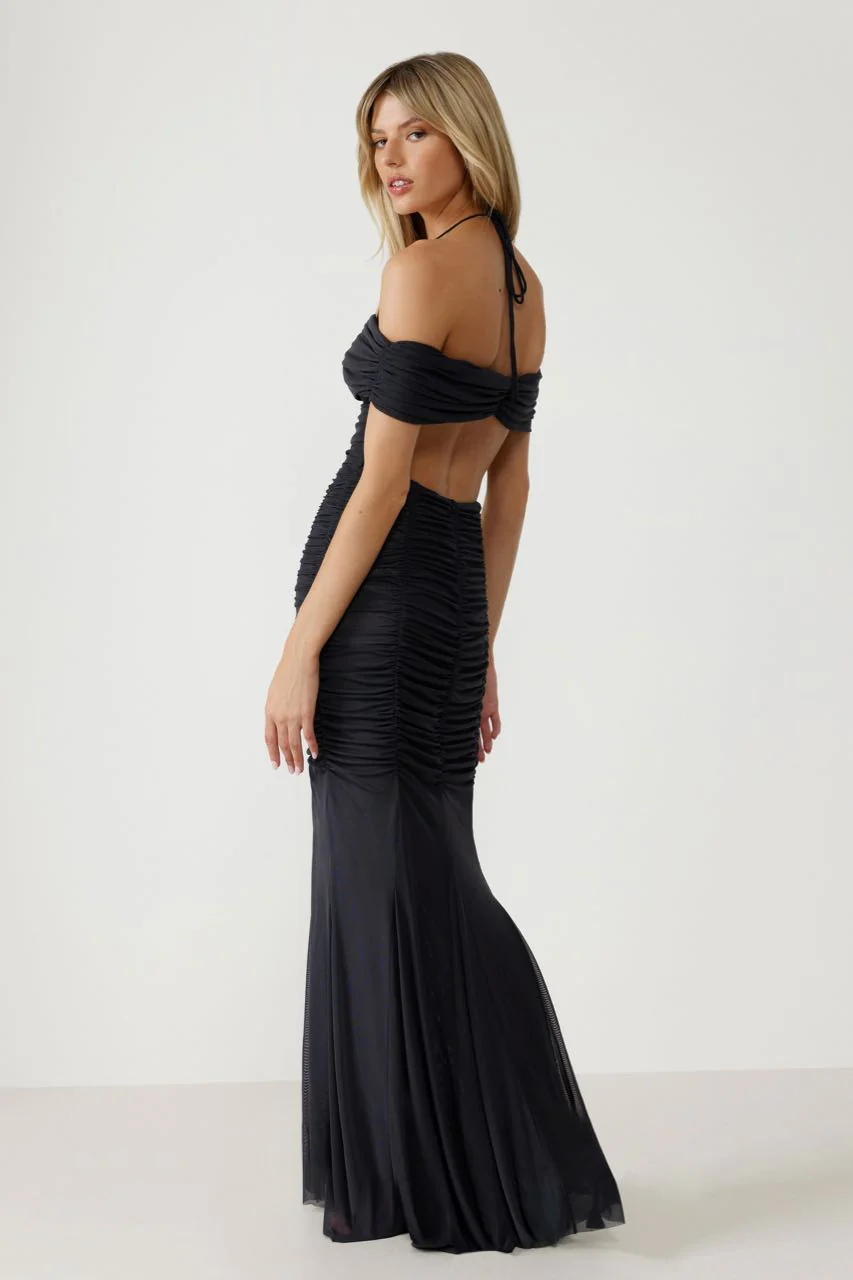 Lexi Livia Dress - Charcoal - Image 3