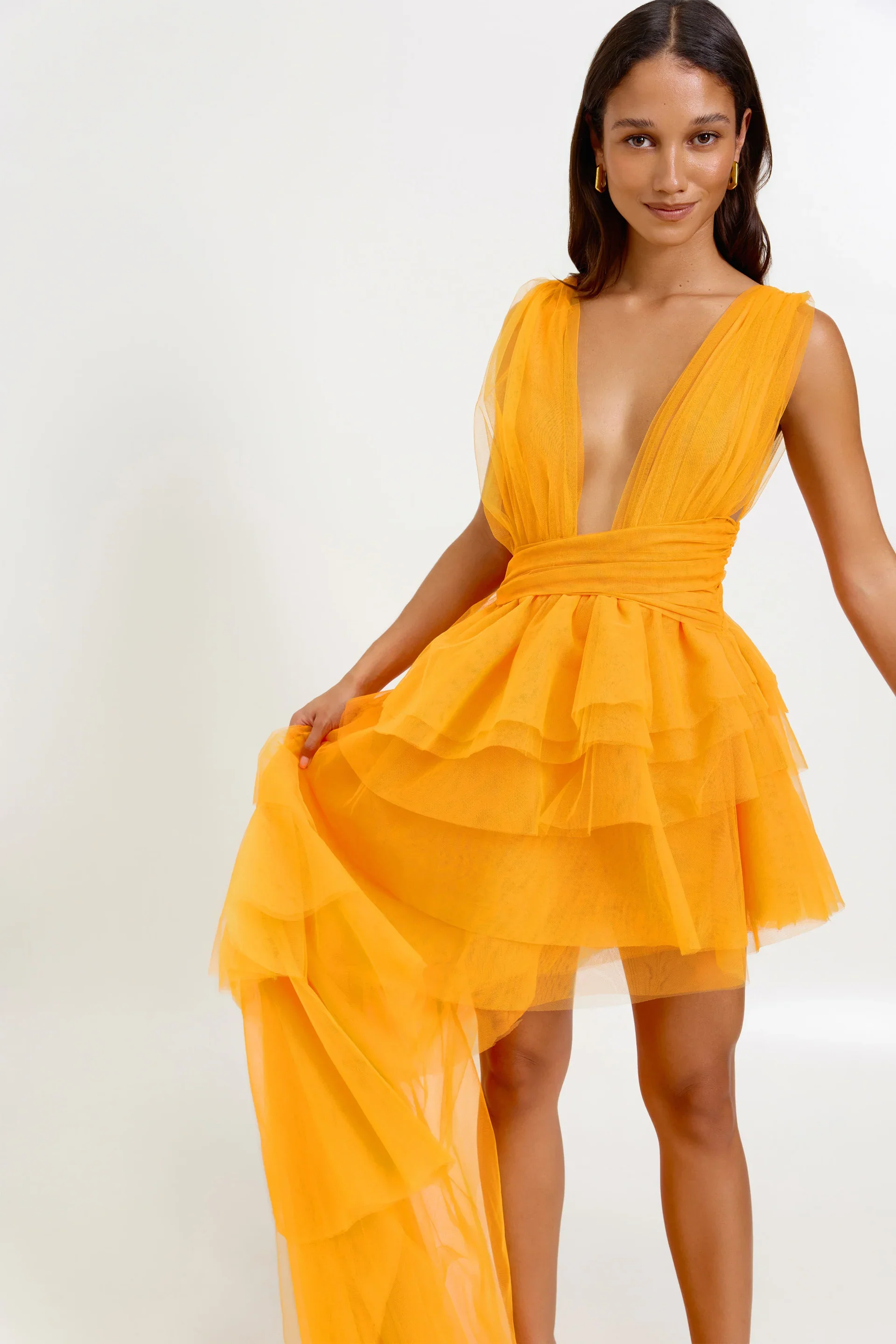 Lexi Lola Dress - Mango - Image 5