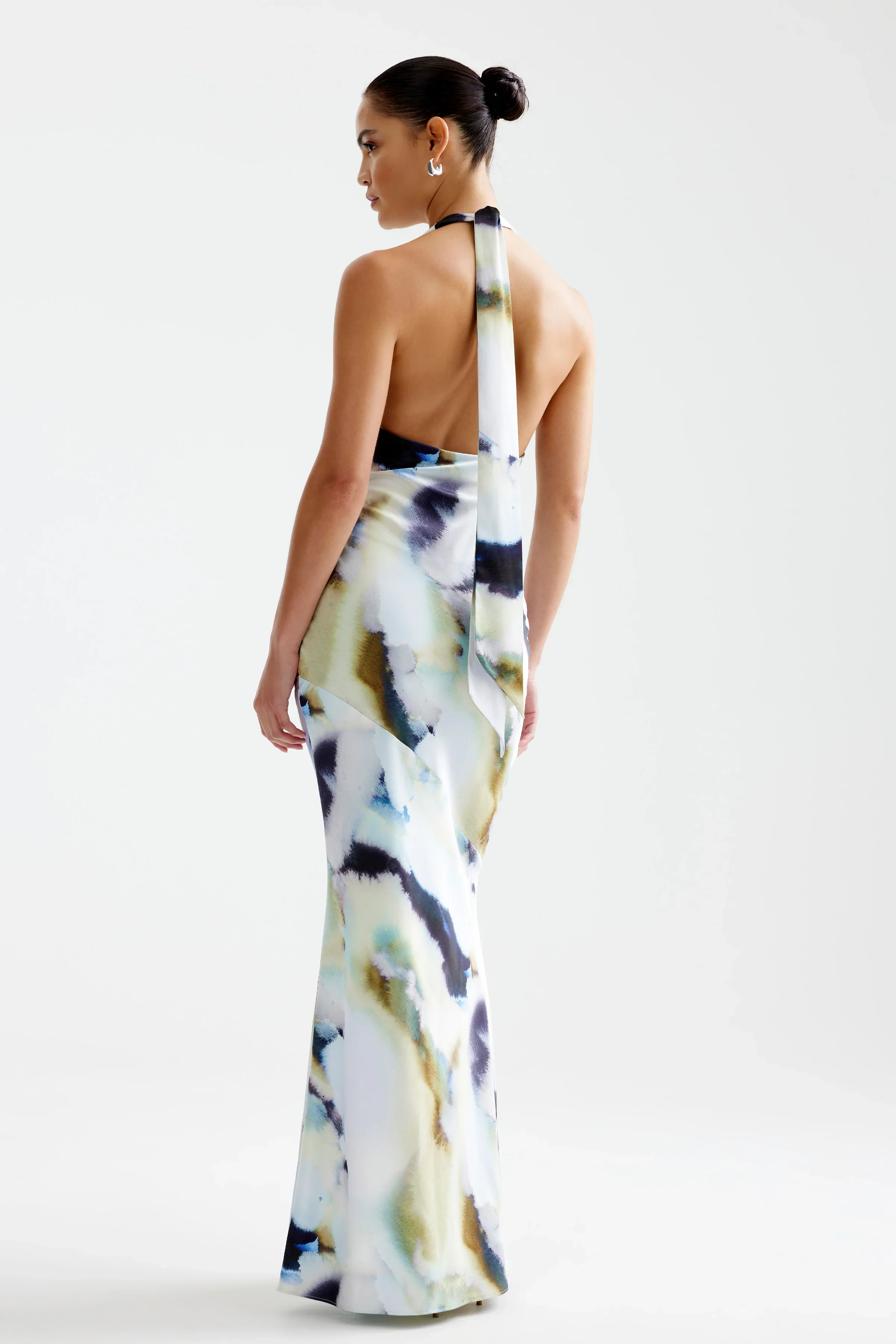 Lexi Novia Dress - Blue Mineral Print - Image 3