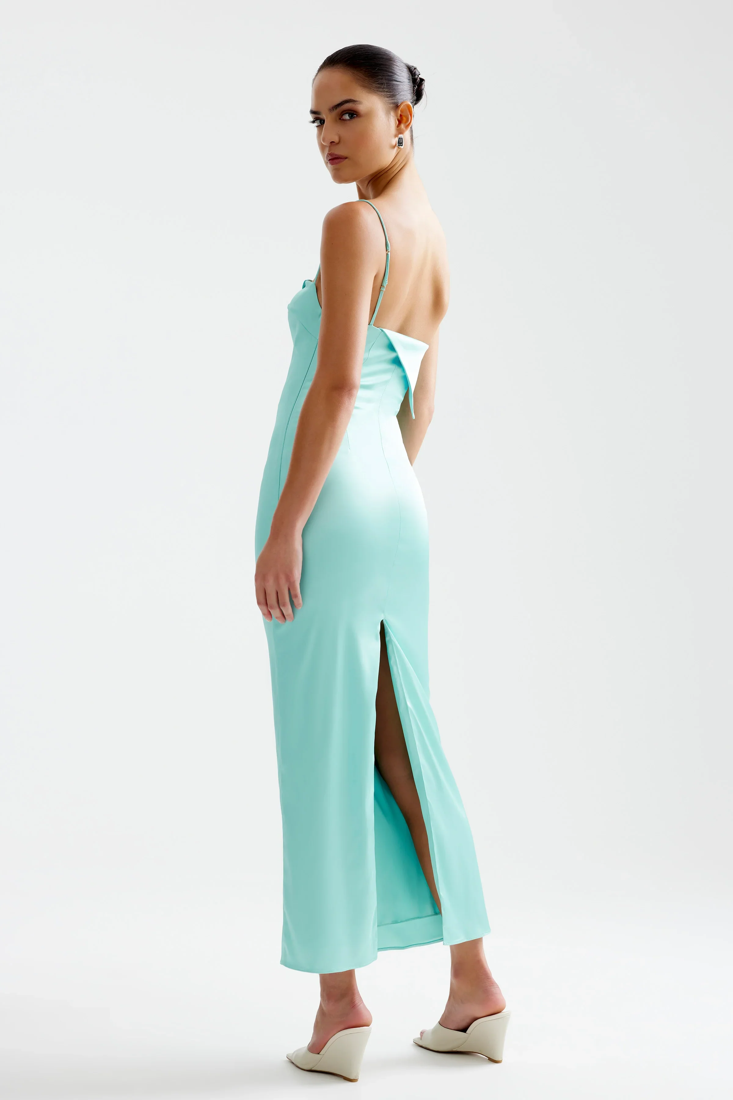 Lexi Rayna Dress - Aqua - Image 3
